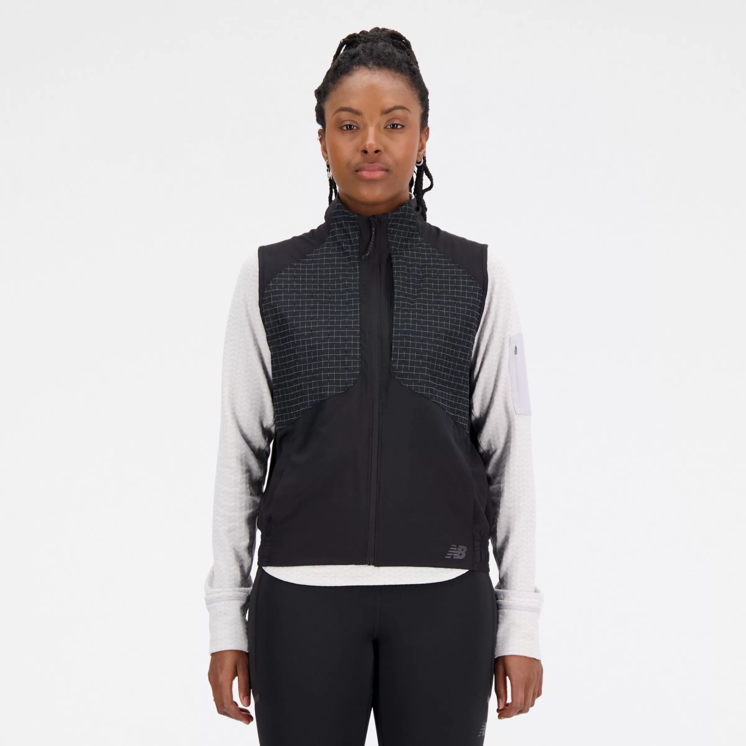 New Balance Vêtements Soldes-ImpactRunLuminousPackableVest BLACK