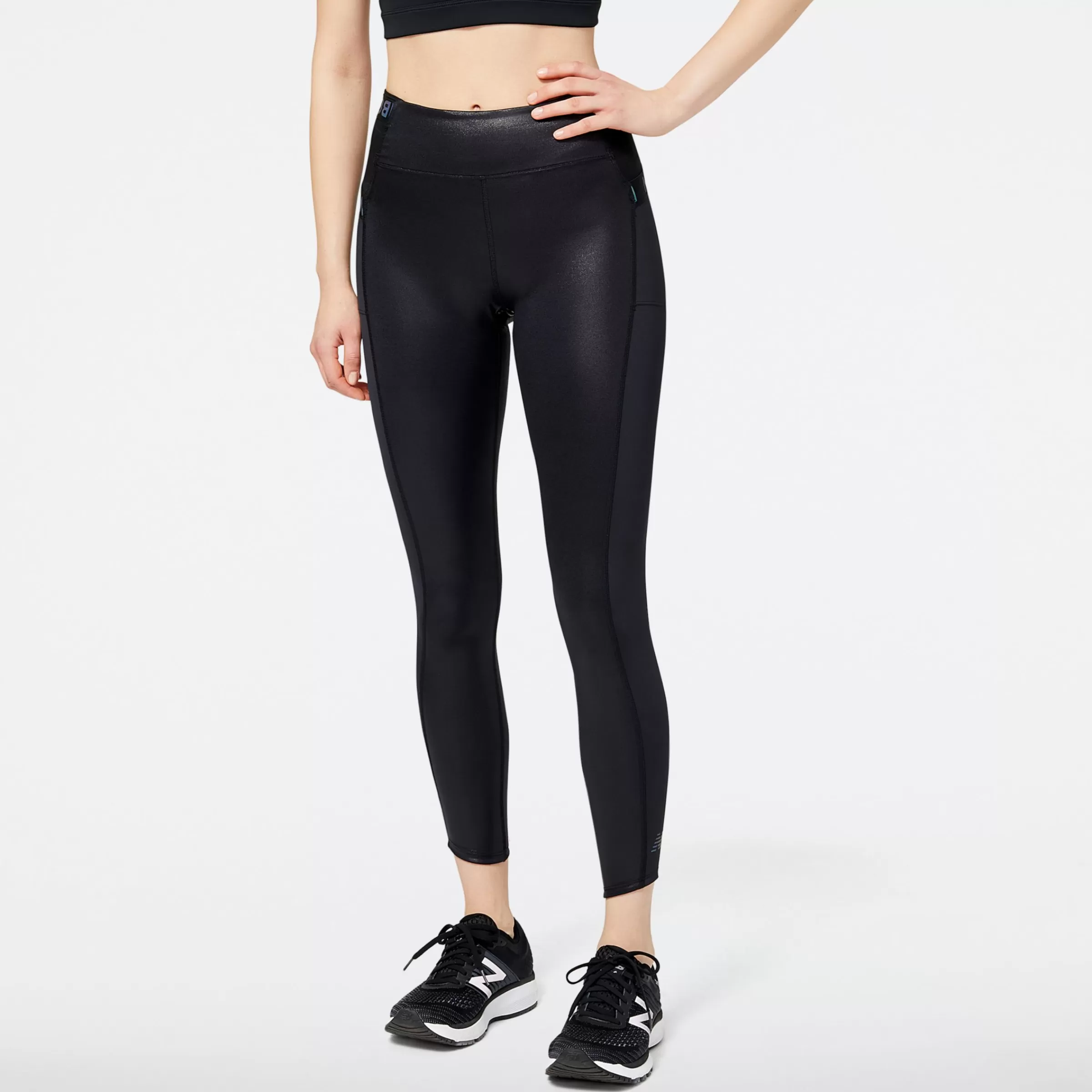 New Balance Vêtements de Running | Pantalons et collants-LeggingsQSpeedShapeShield7/8 BLACK