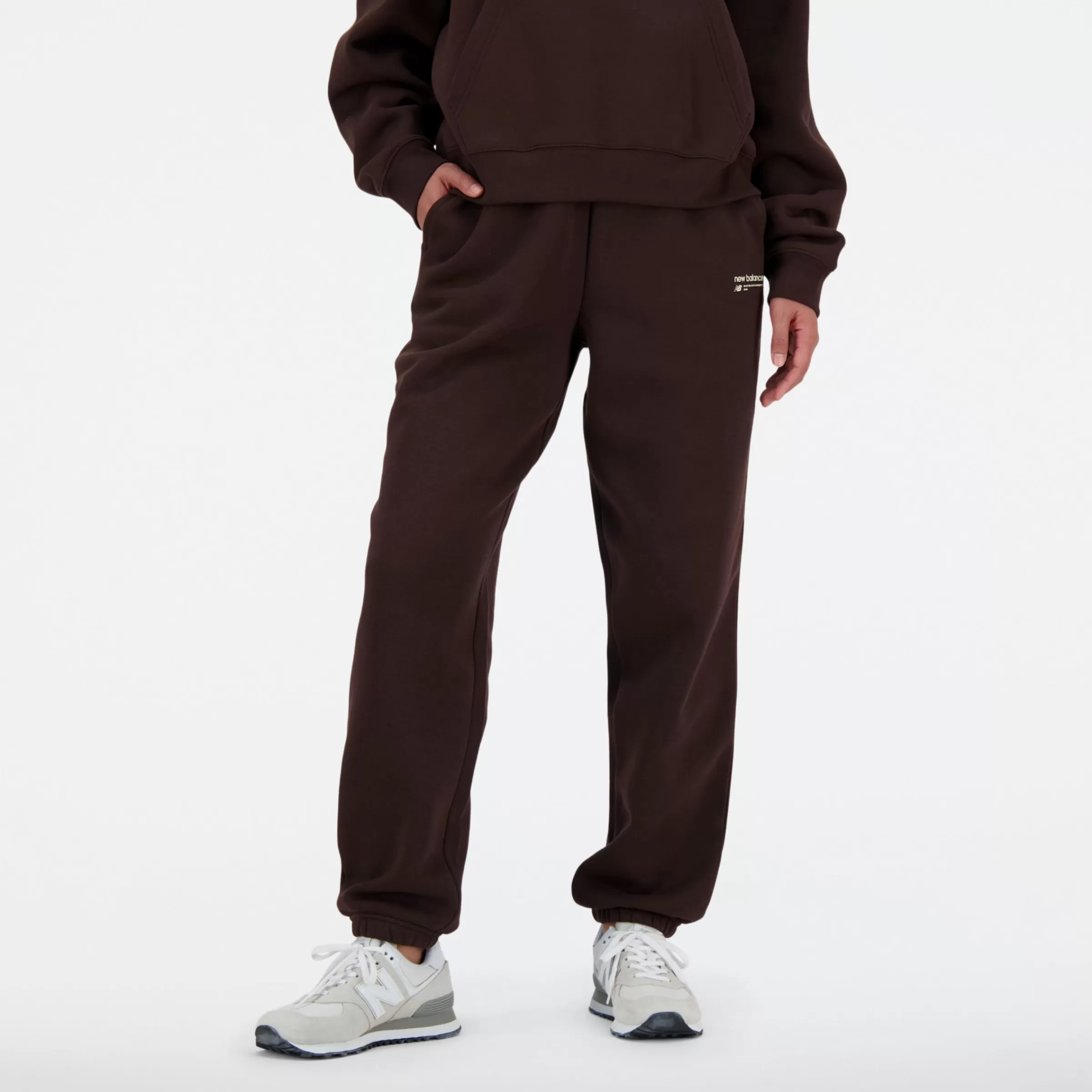 New Balance Vêtements-LinearHeritageBrushedBackFleeceSweatpant