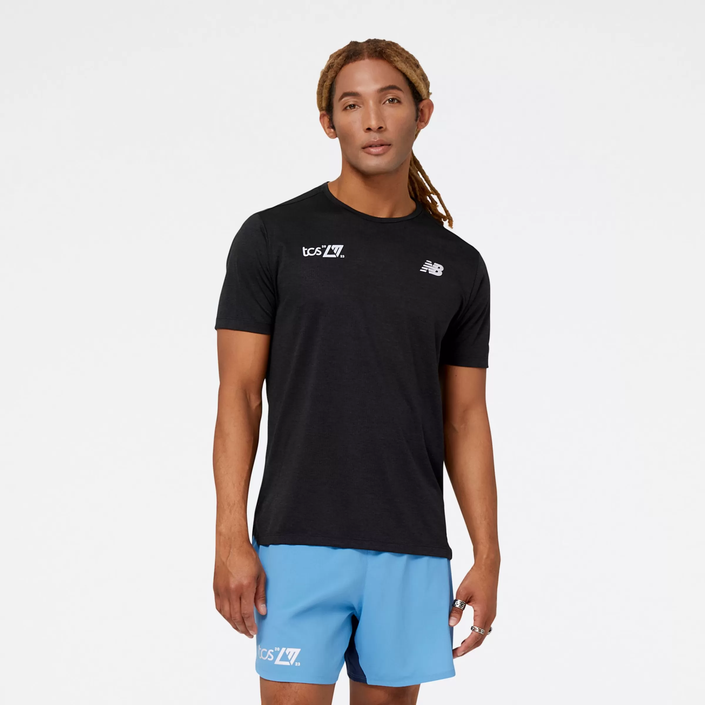 New Balance Vêtements de Running | T-shirts et hauts-LondonEditionImpactRunShortSleeve BLACK