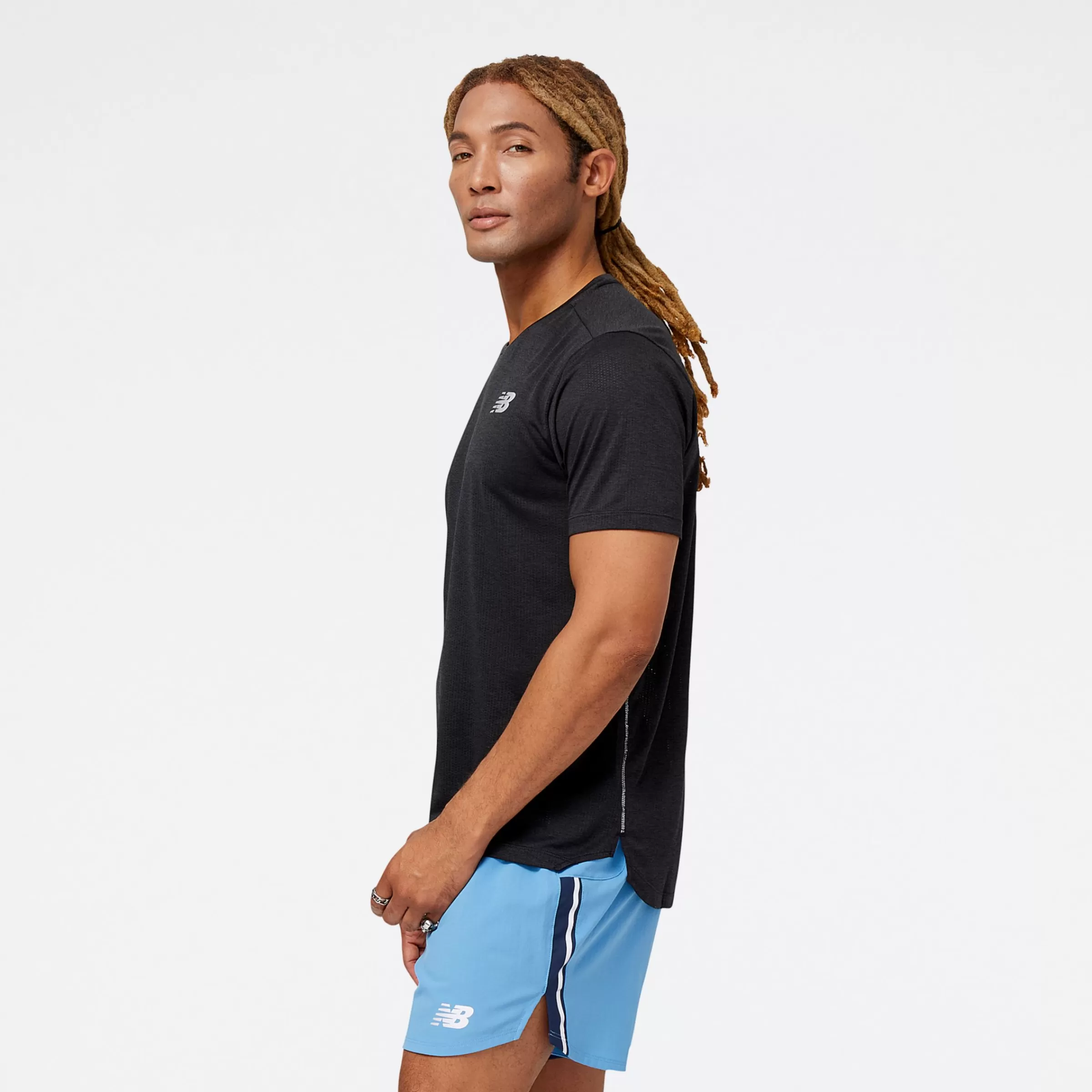 New Balance Vêtements de Running | T-shirts et hauts-LondonEditionImpactRunShortSleeve BLACK