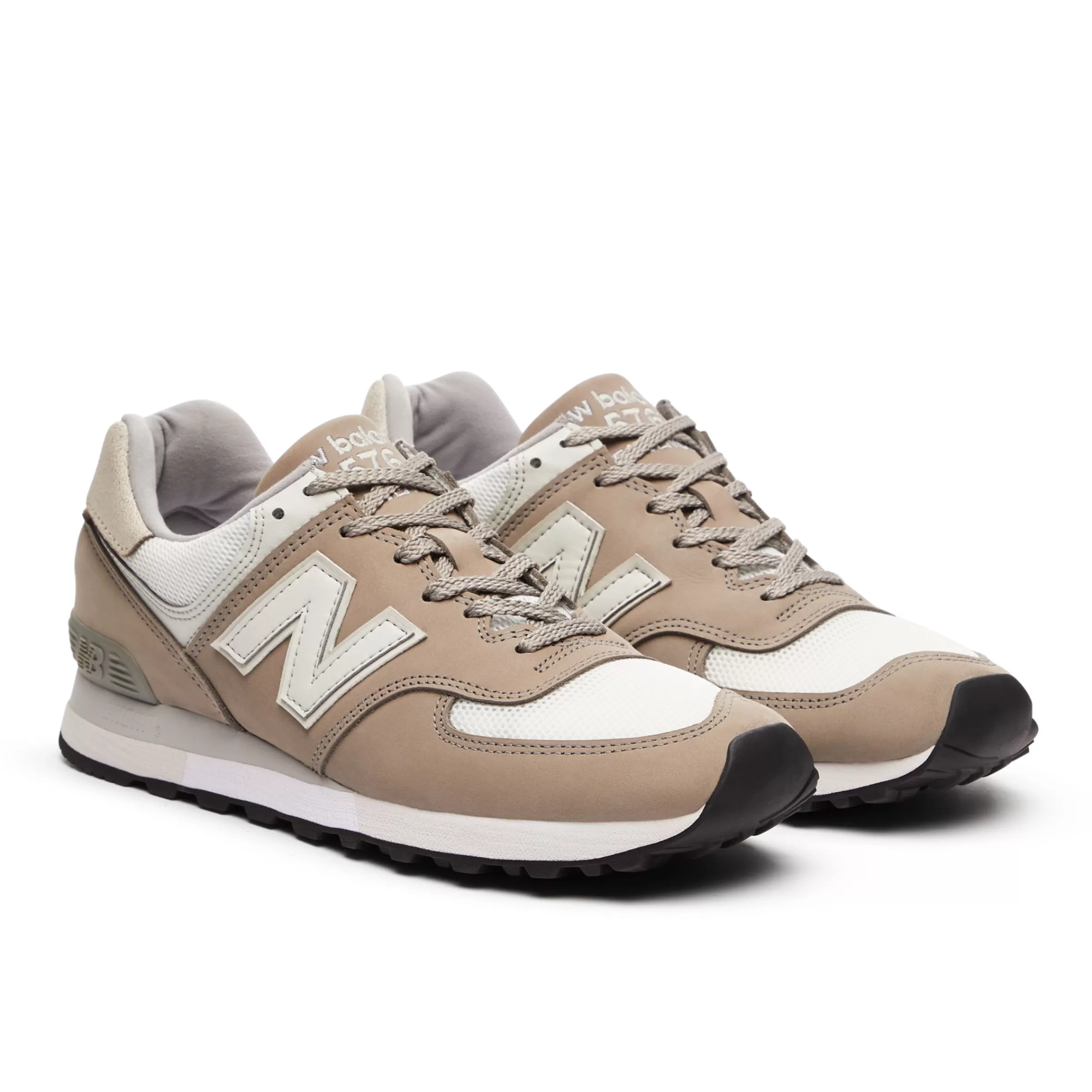 New Balance Entraînement | Chaussures-MADEinUK576 Flint Gray avec Star White et Toasted Nut