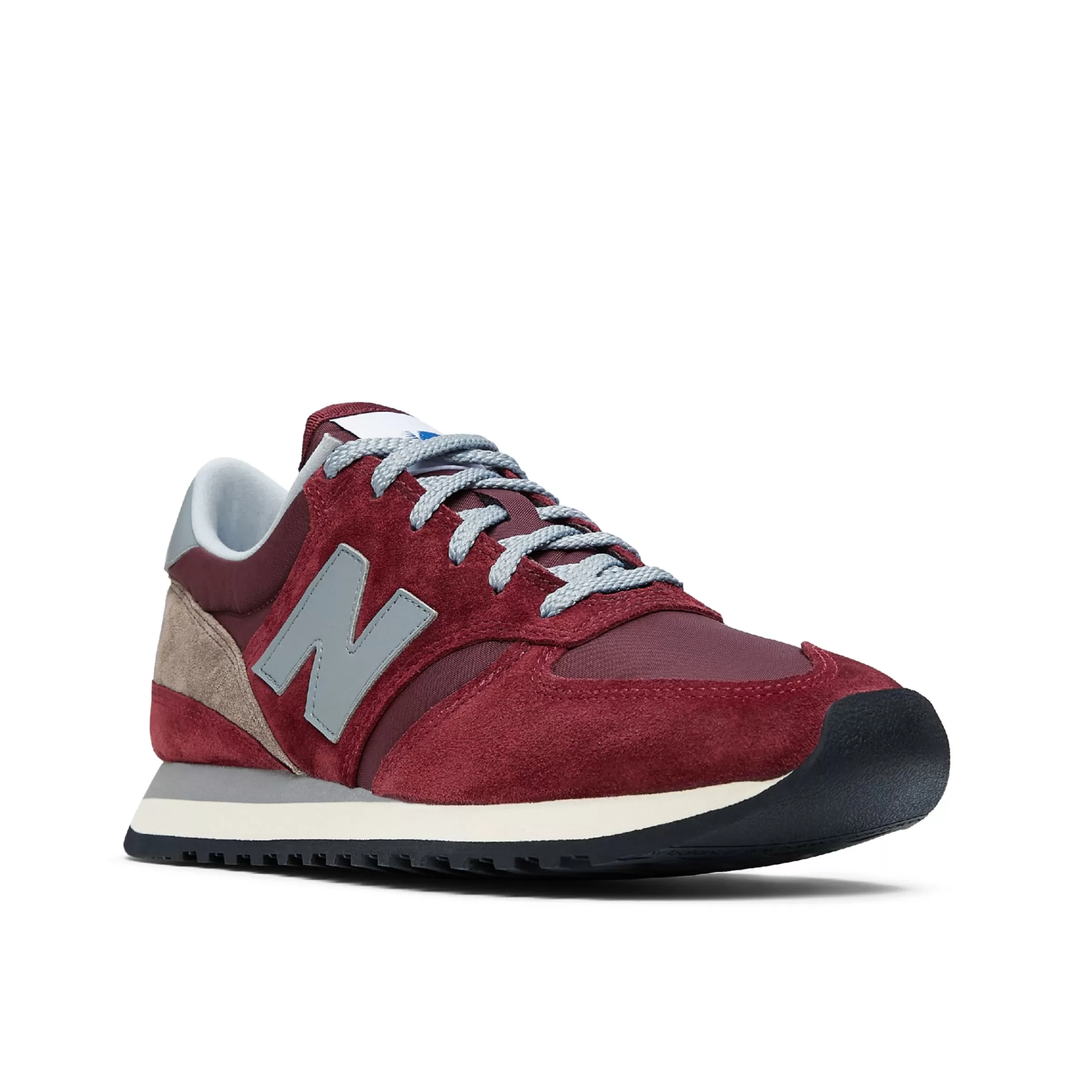 New Balance Entraînement | Chaussures-MADEinUK730 Burgundy avec Grey et Off White