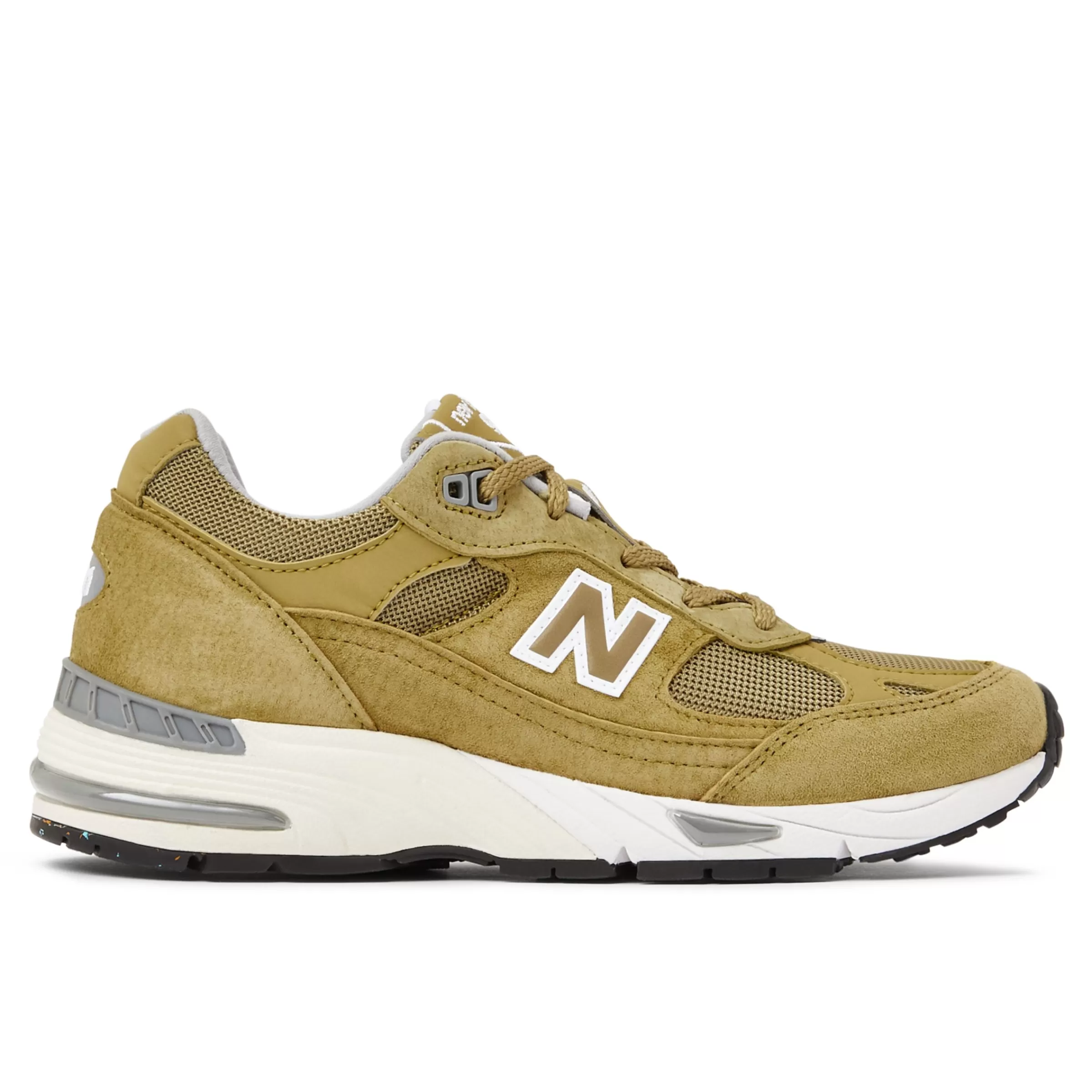 New Balance Acheter par modèle | Entraînement-MADEinUK991 Green Moss avec Cloud Cream et White