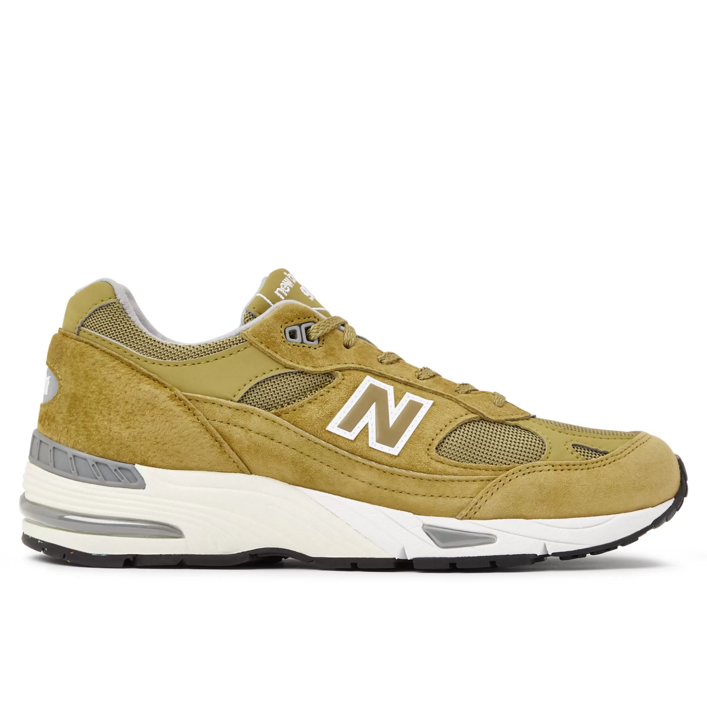 New Balance Acheter par modèle | Entraînement-MADEinUK991 Green Moss avec Cloud Cream et White