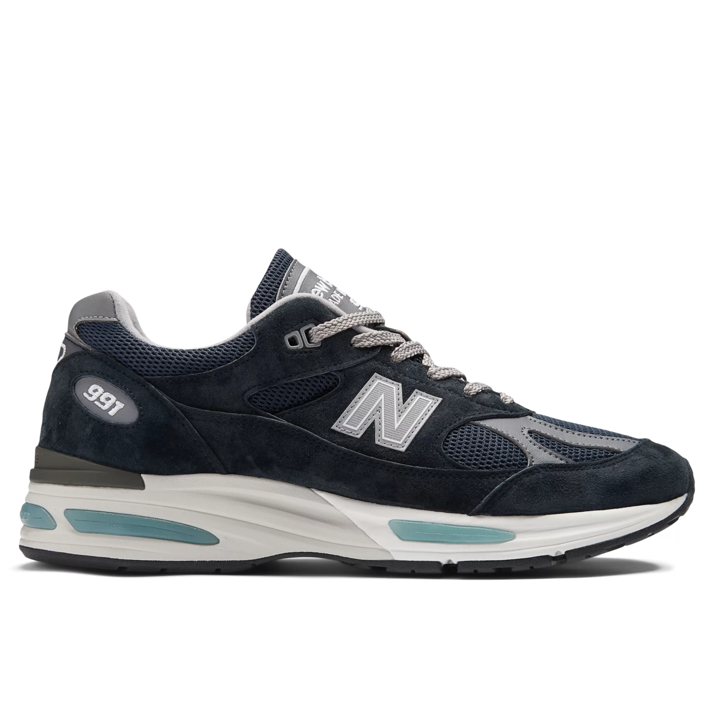 New Balance Entraînement | Chaussures-MADEinUK991v2 Dark Navy avec Smoked Pearl et Silver