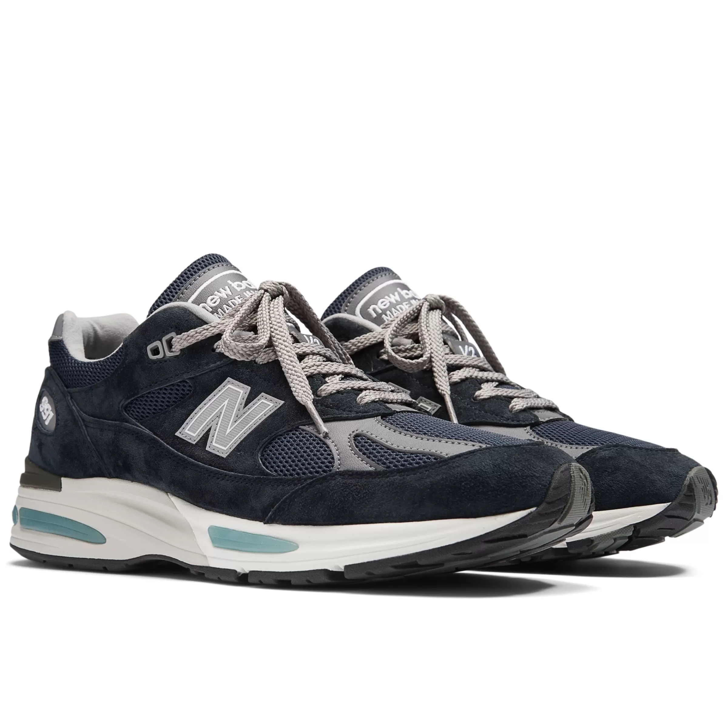 New Balance Entraînement | Chaussures-MADEinUK991v2 Dark Navy avec Smoked Pearl et Silver