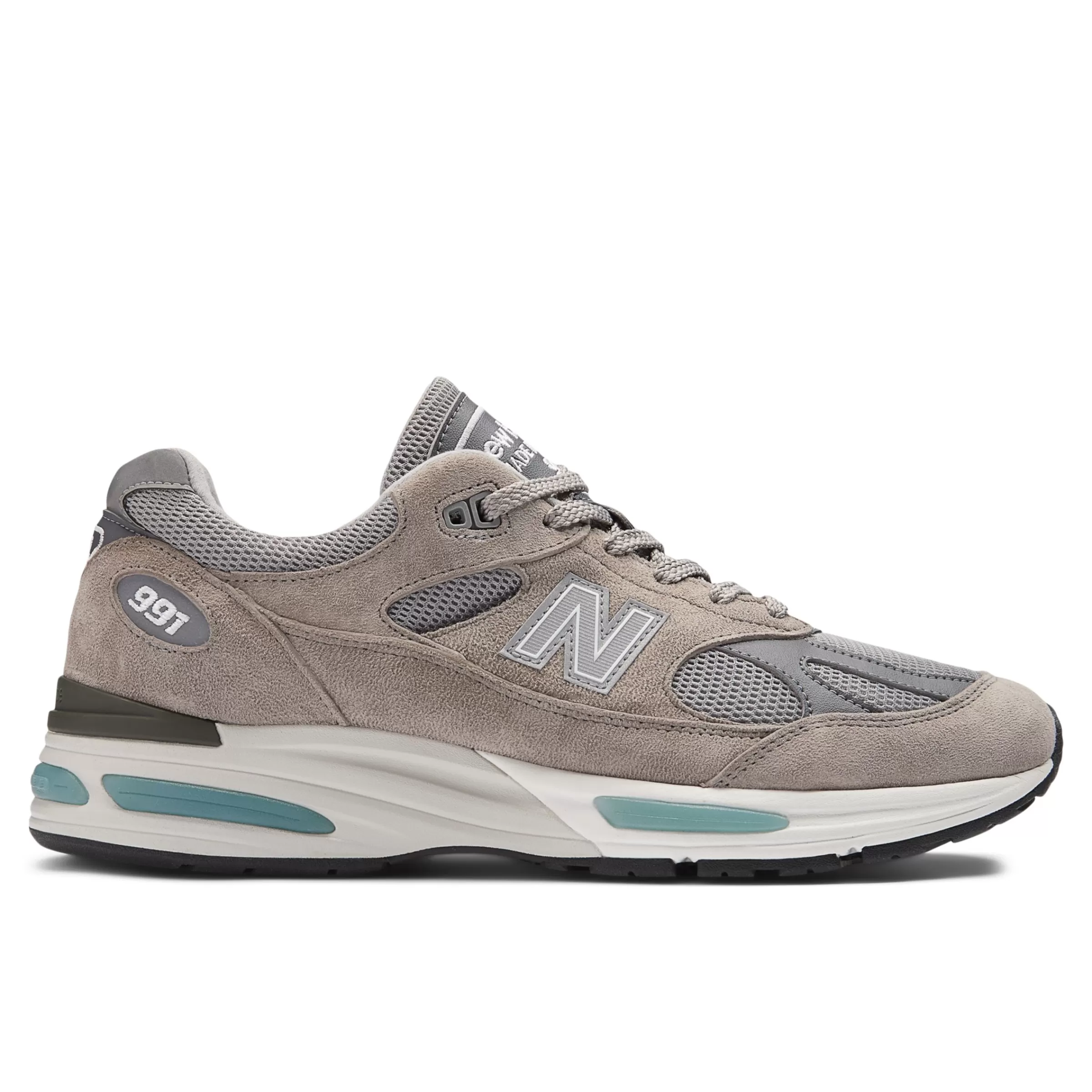 New Balance Entraînement | Chaussures-MADEinUK991v2 Dove avec Alloy et Silver