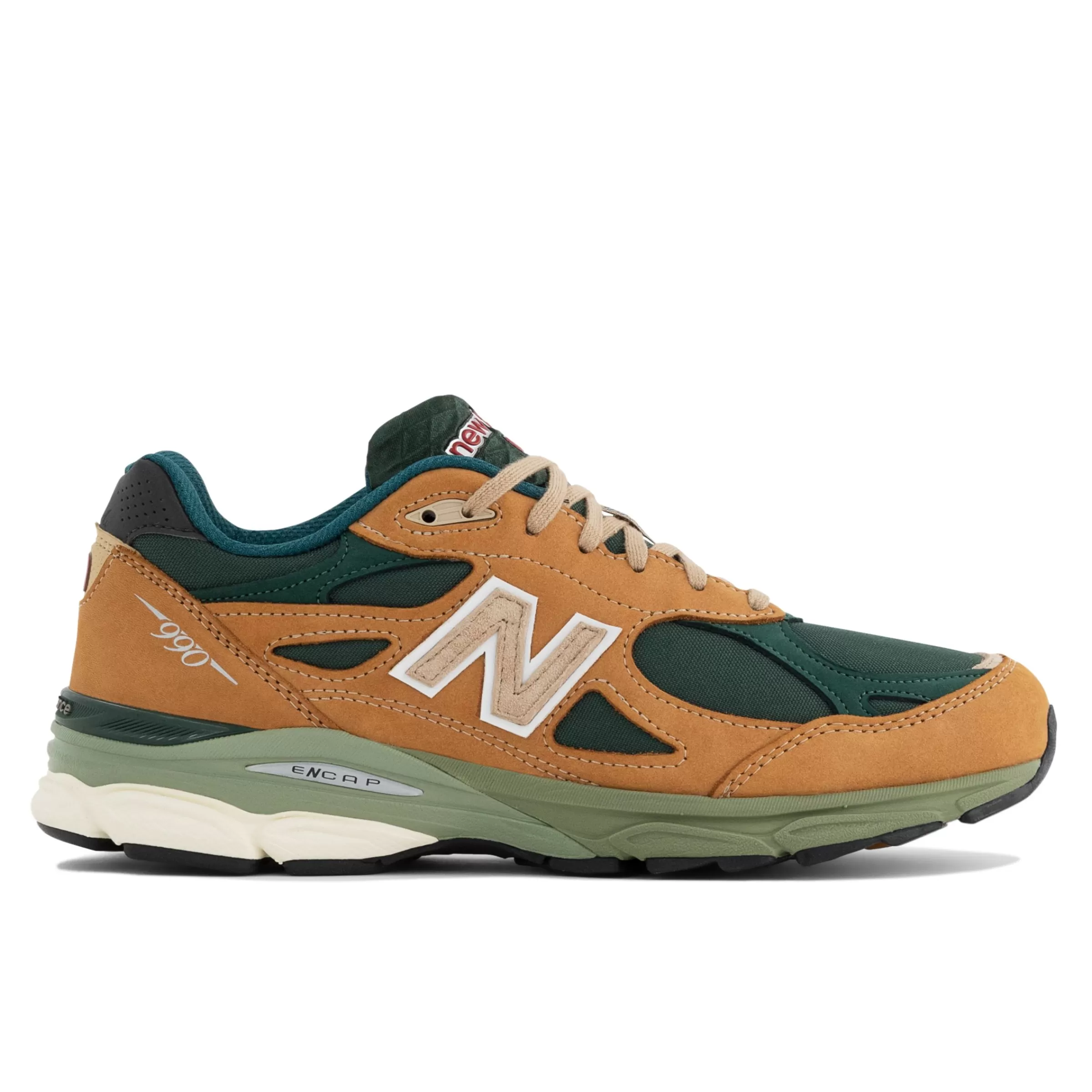 New Balance Acheter par modèle | Entraînement-MadeinUSA990v3 Tan avec Green