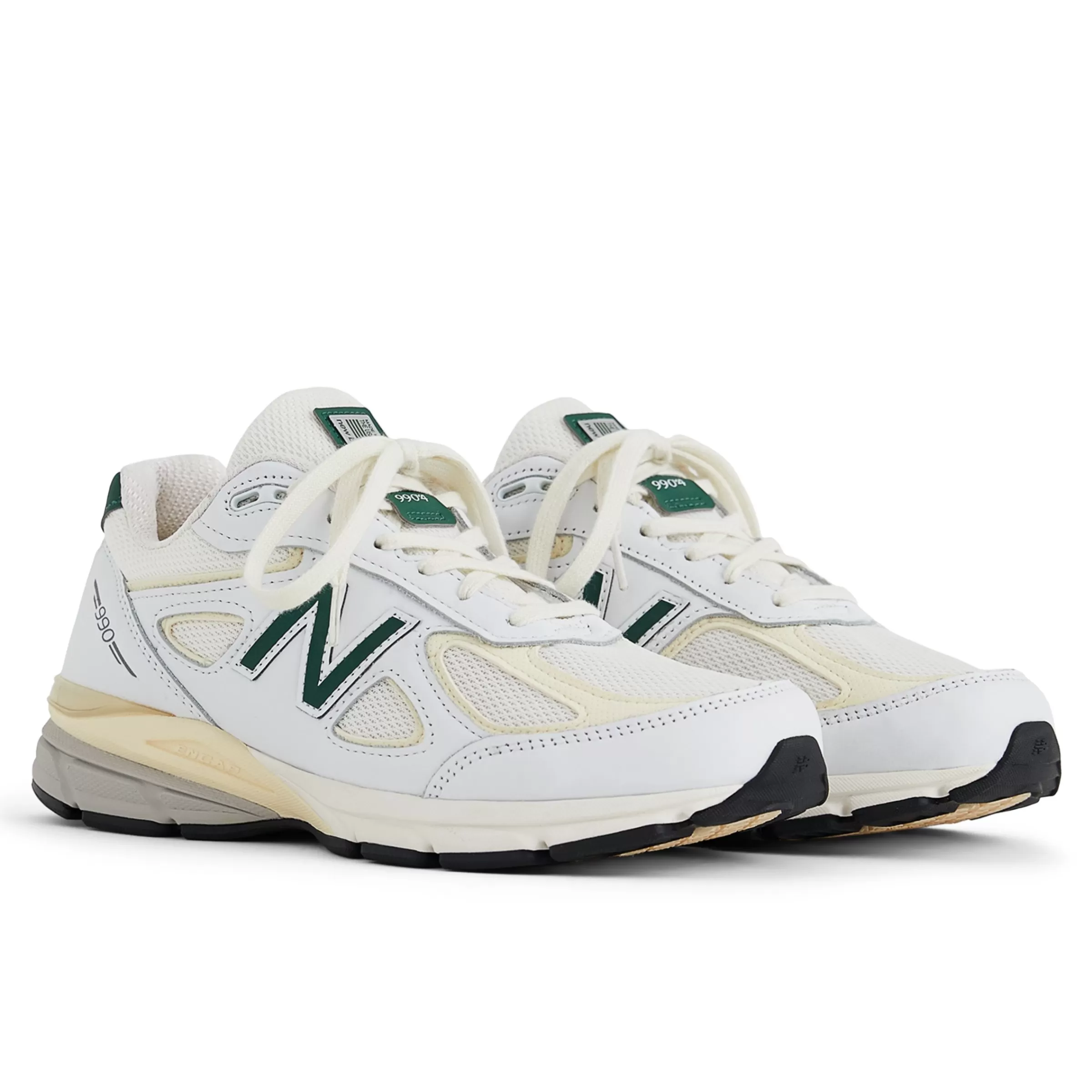 New Balance Acheter par modèle | Entraînement-MadeinUSA990v4 Calcium avec Forest Green