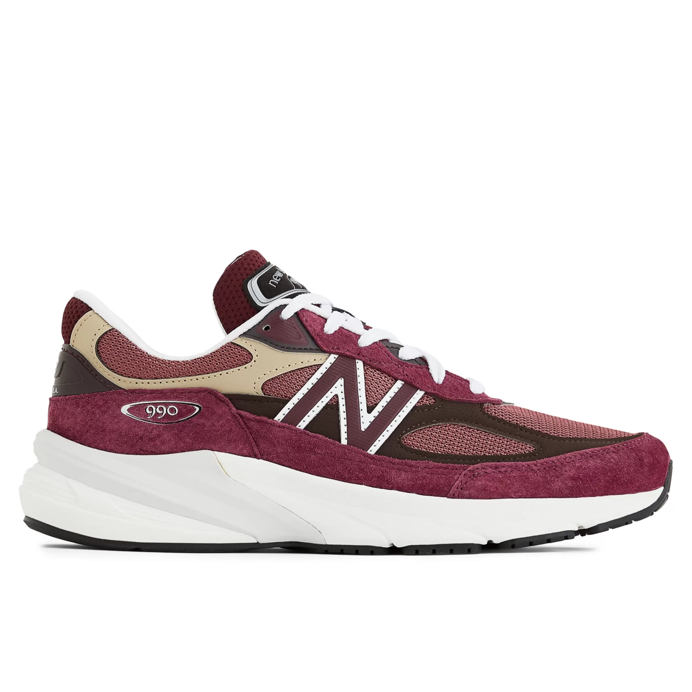 New Balance Acheter par modèle | Entraînement-MadeinUSA990v6 Burgundy avec Tan