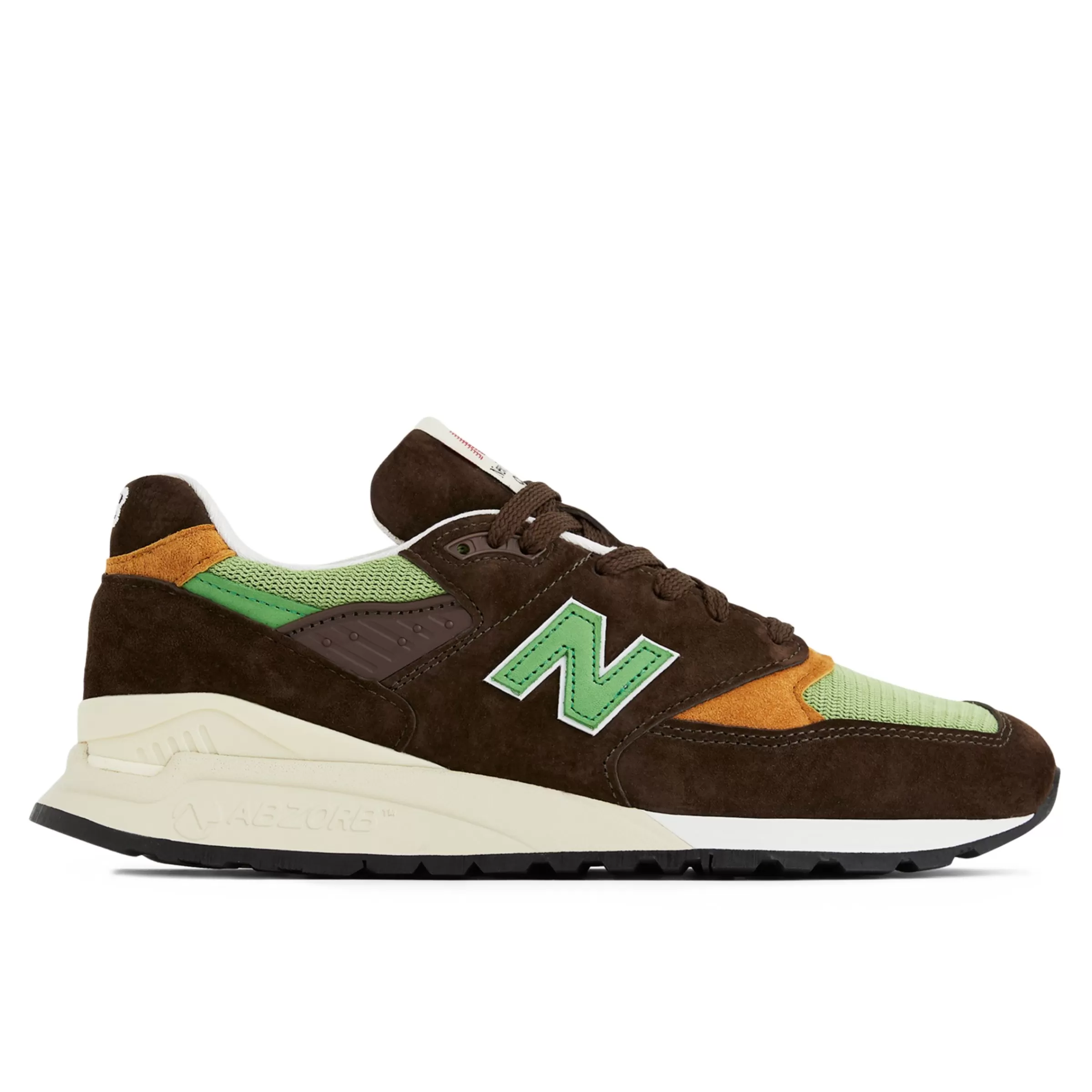 New Balance Entraînement | Chaussures-MadeinUSA998 Brown avec Green