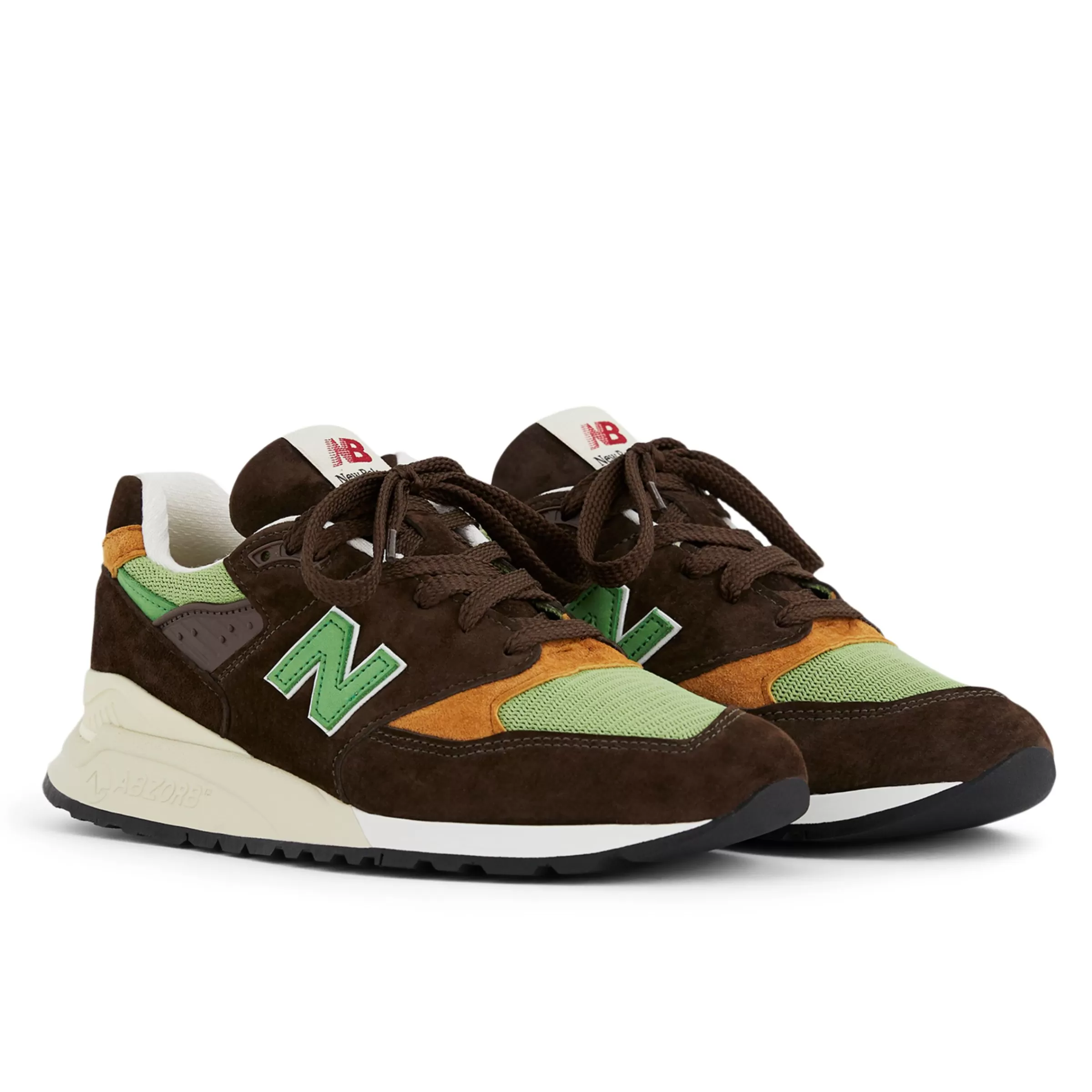 New Balance Entraînement | Chaussures-MadeinUSA998 Brown avec Green