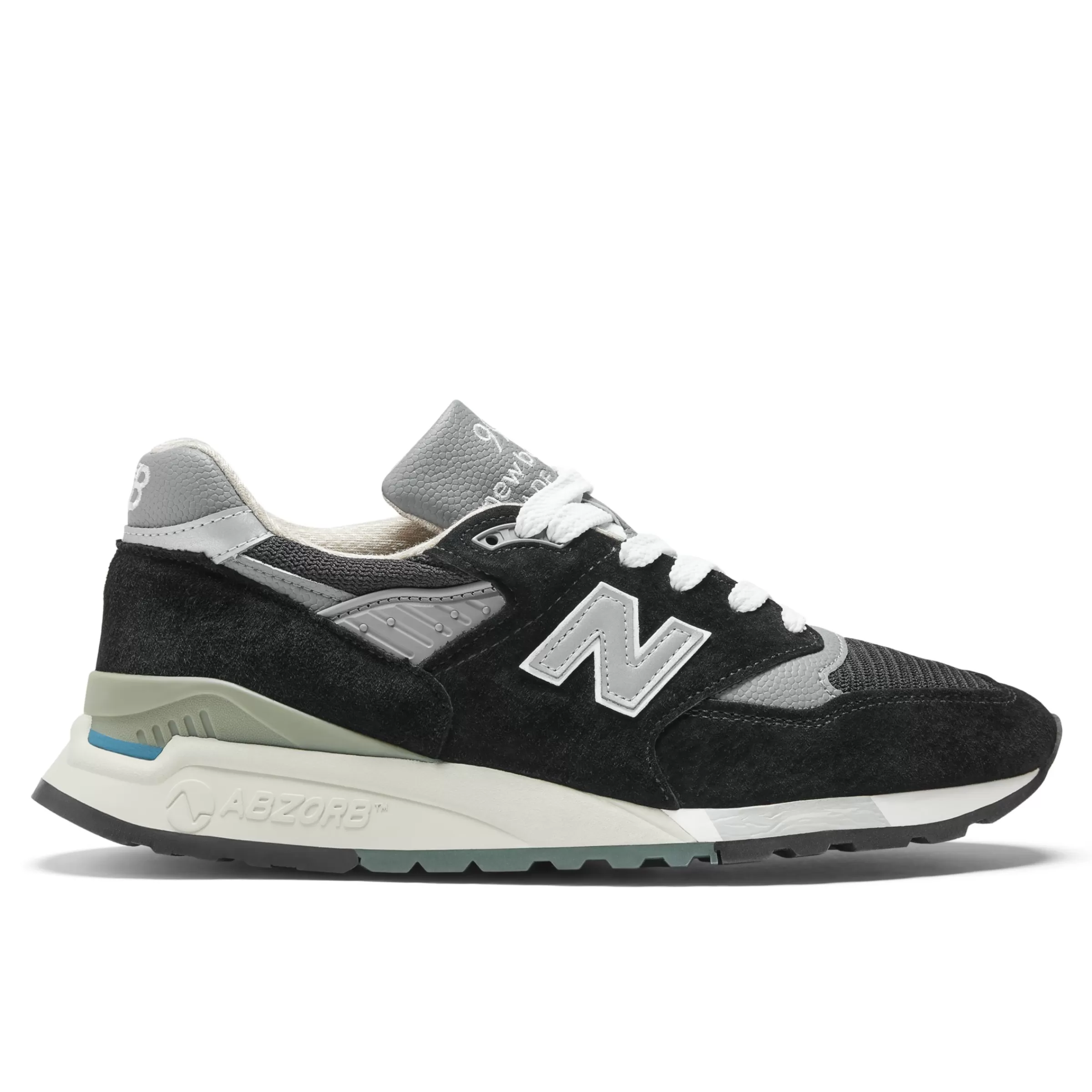 New Balance Entraînement | Chaussures-MadeinUSA998 Black avec Silver