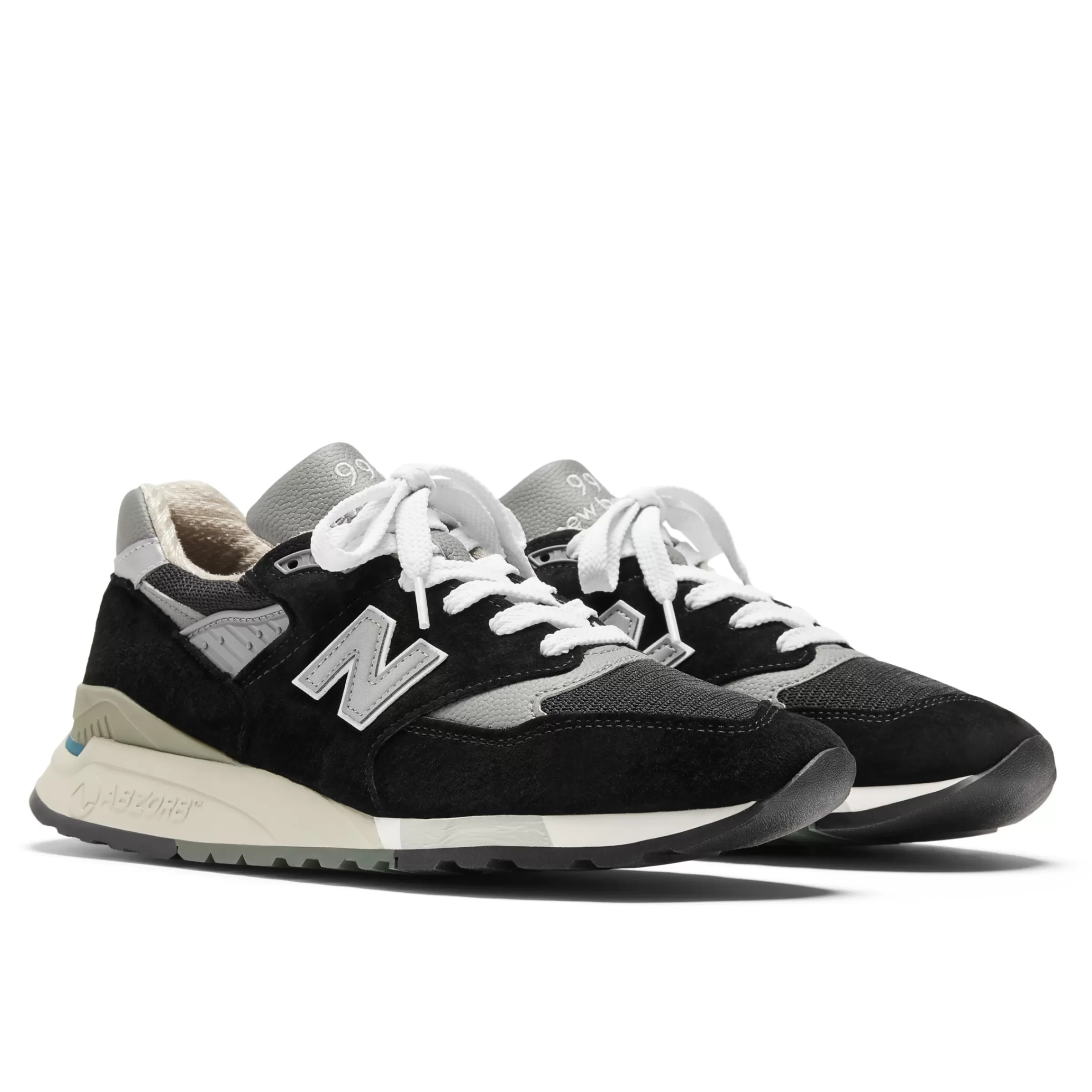 New Balance Entraînement | Chaussures-MadeinUSA998 Black avec Silver