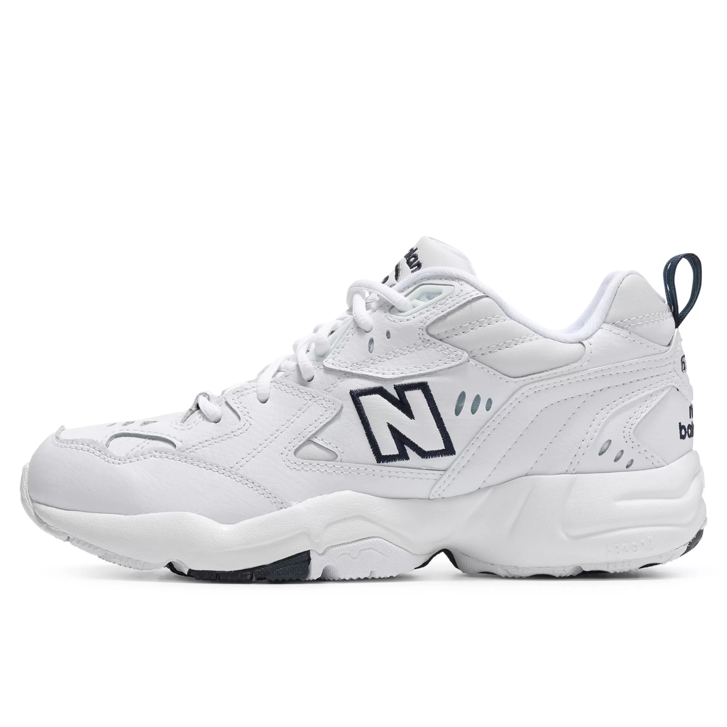 New Balance Chaussures Soldes | Chaussures Soldes-MX608V1 White avec Navy