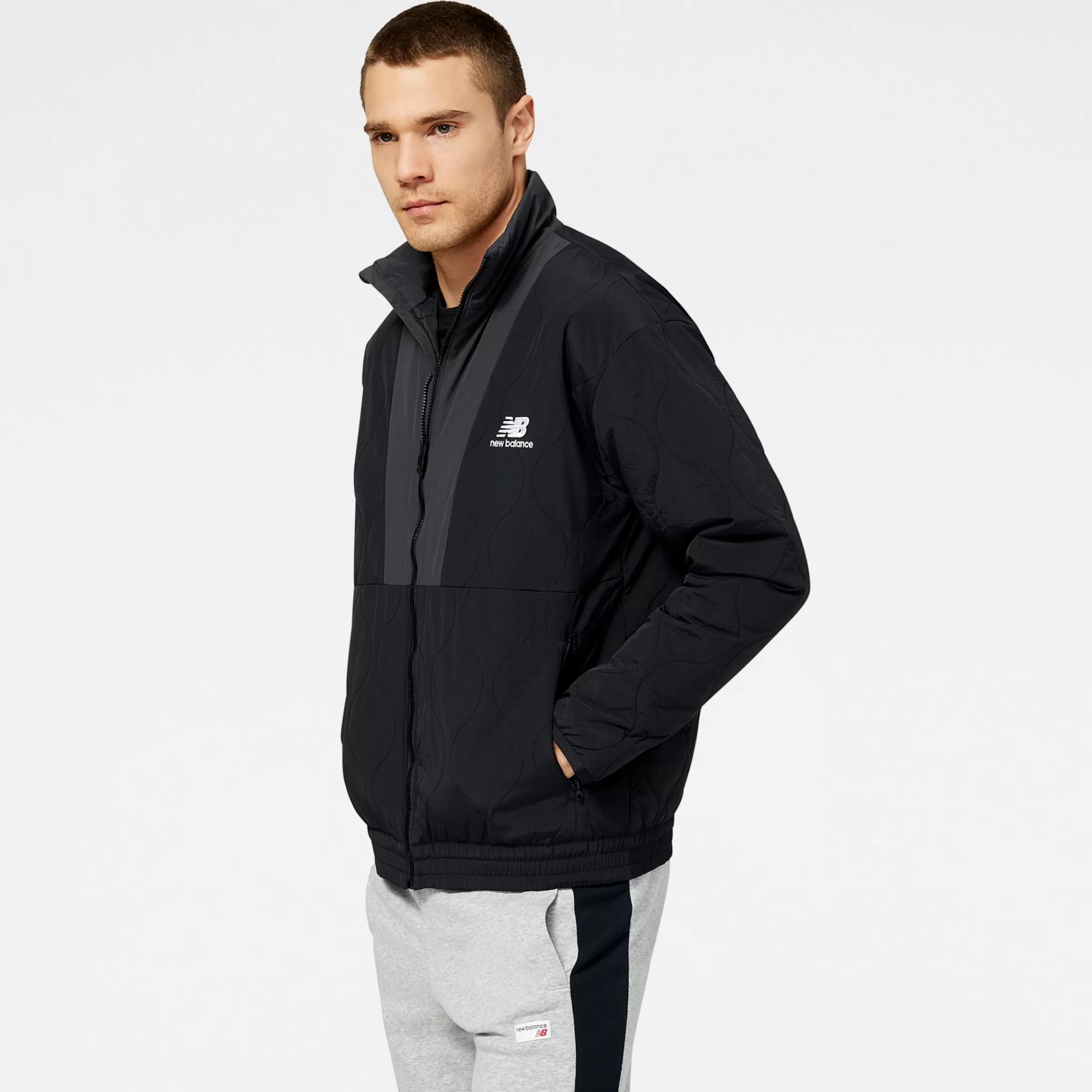 New Balance Vêtements | Vestes-NBAthleticsOuterwear BLACK