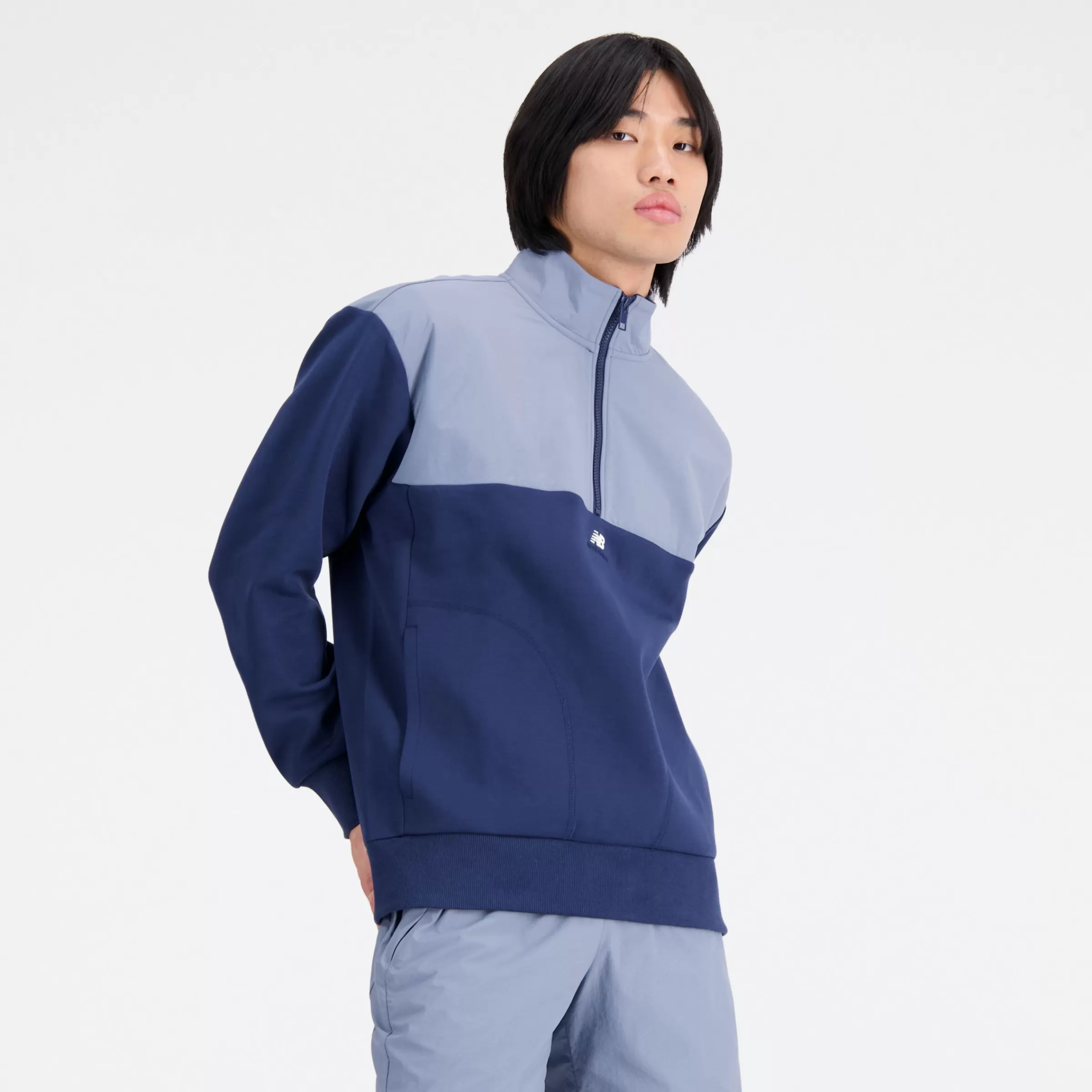 New Balance Vêtements Soldes-NBAthleticsTechFleeceHalfZip