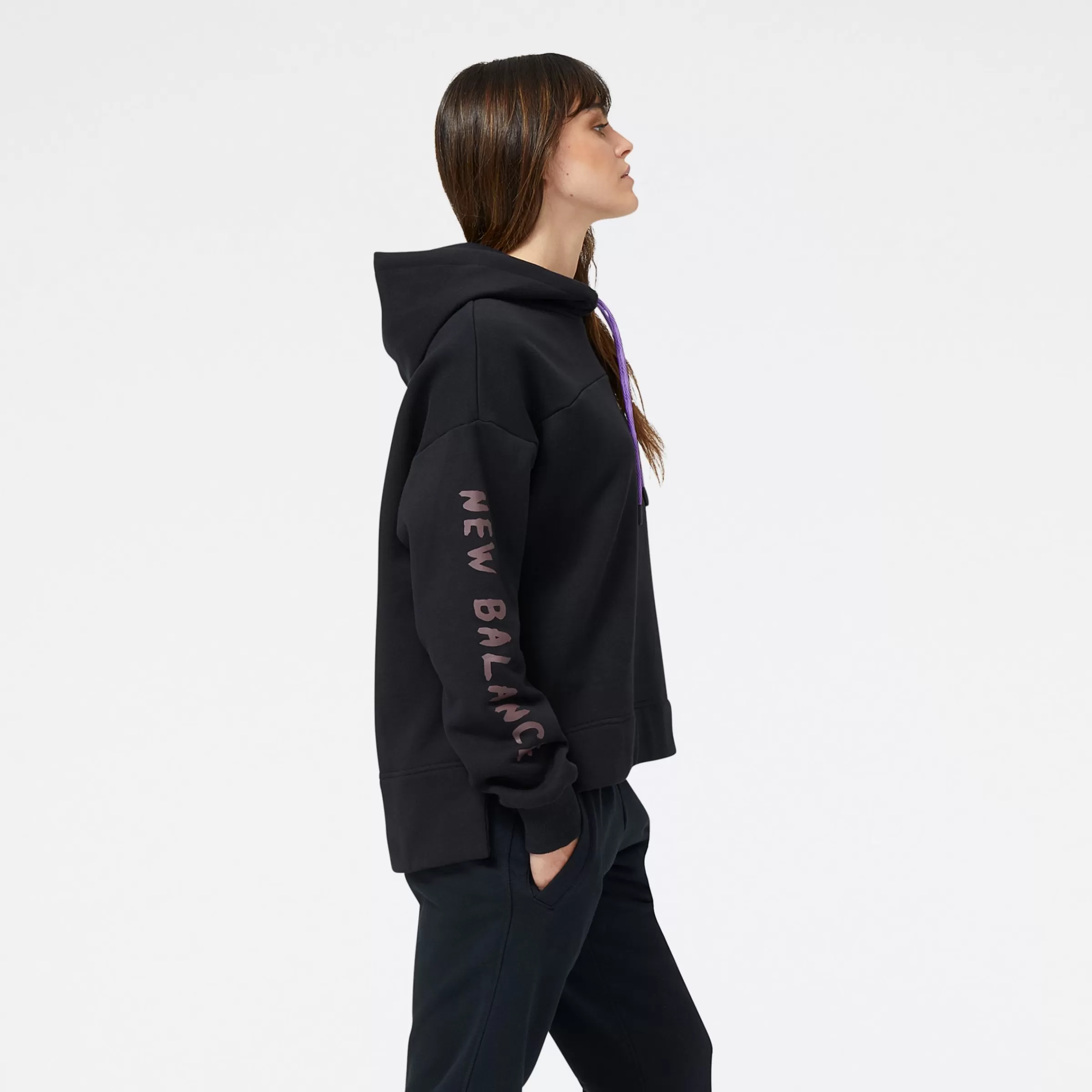 New Balance Sweats à capuche et Sweat-shirts | Vêtements-NBATHoodie BLACK