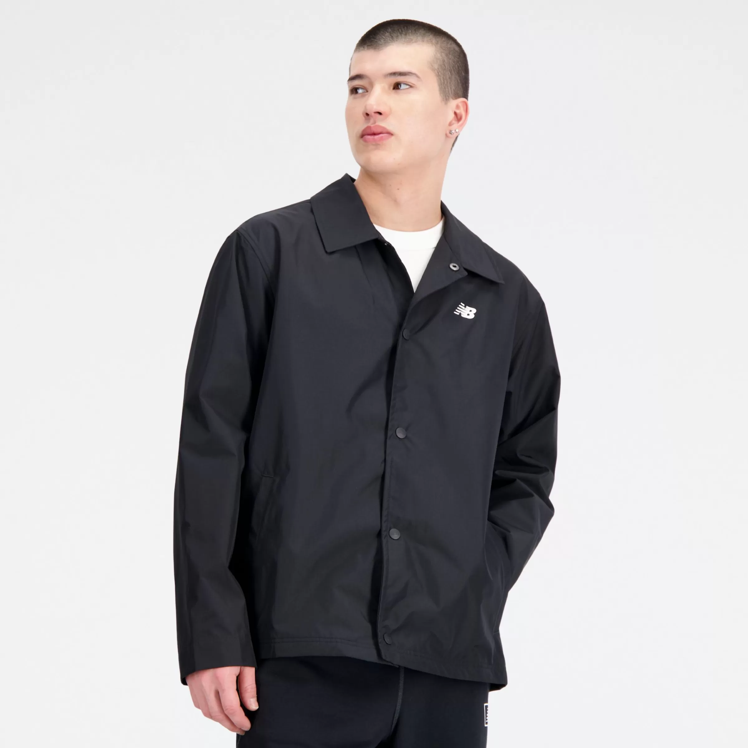 New Balance Vêtements | Vestes-NBEssentialsCoachesJacket BLACK