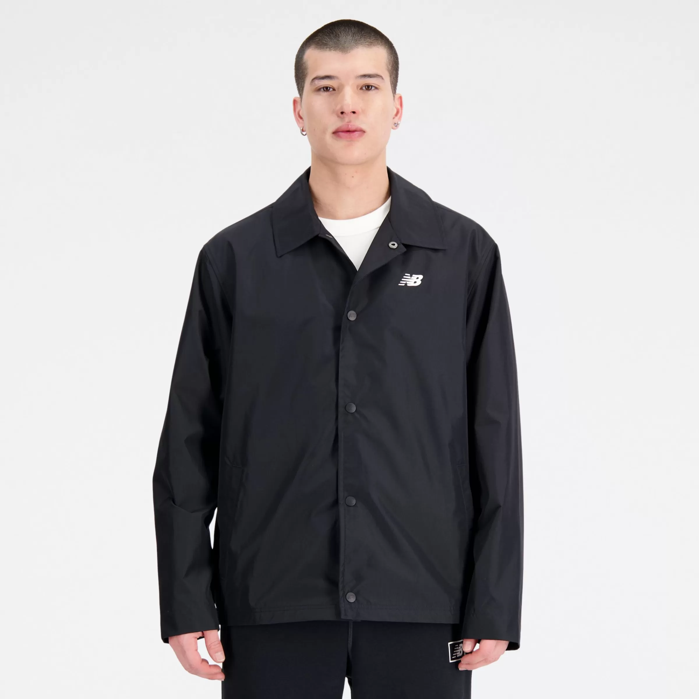 New Balance Vêtements | Vestes-NBEssentialsCoachesJacket BLACK