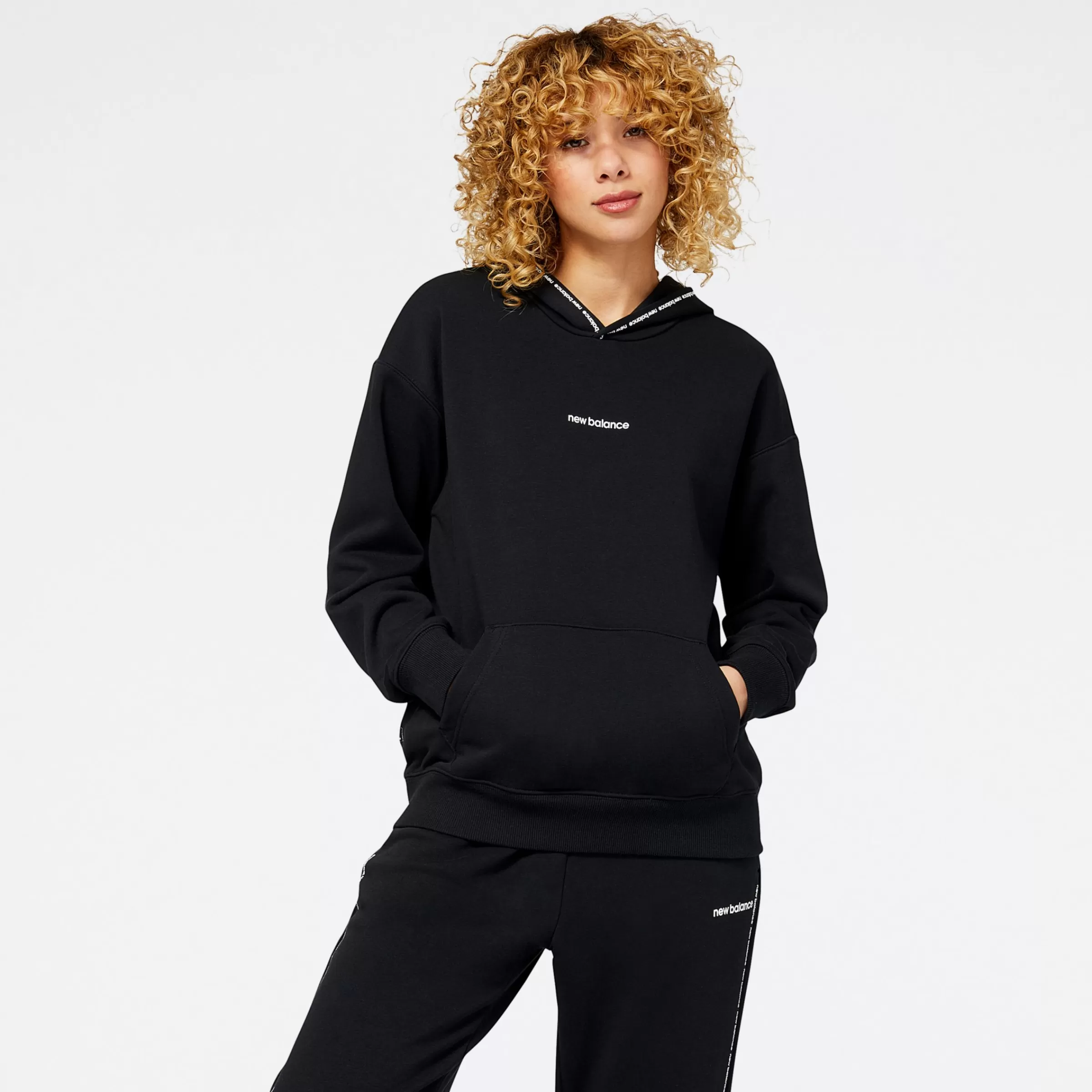 New Balance Sweats à capuche et Sweat-shirts | Vêtements-NBEssentialsHoodie BLACK