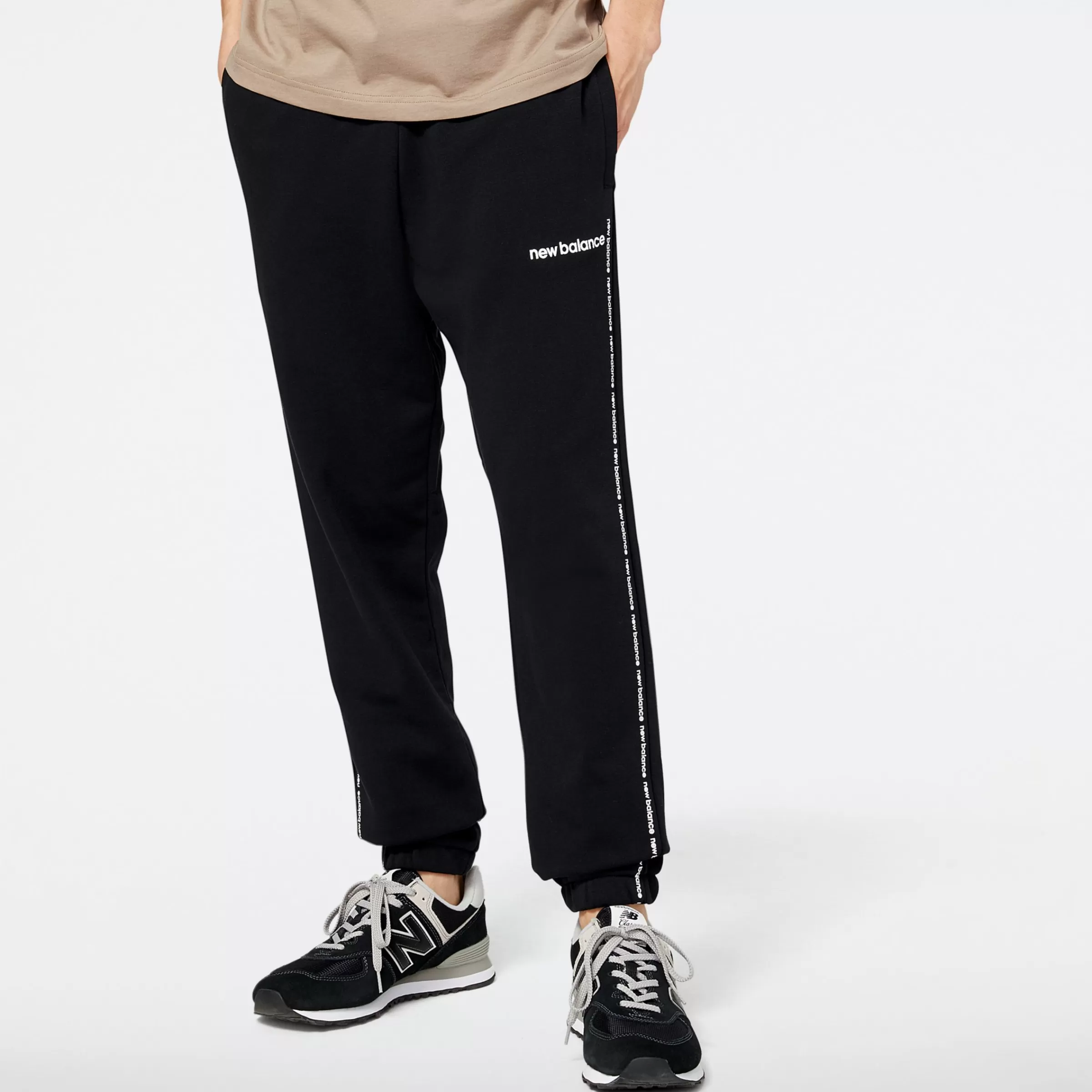 New Balance Vêtements | Pantalons et Leggings-NBEssentialsSeasonalFleeceJogger BLACK