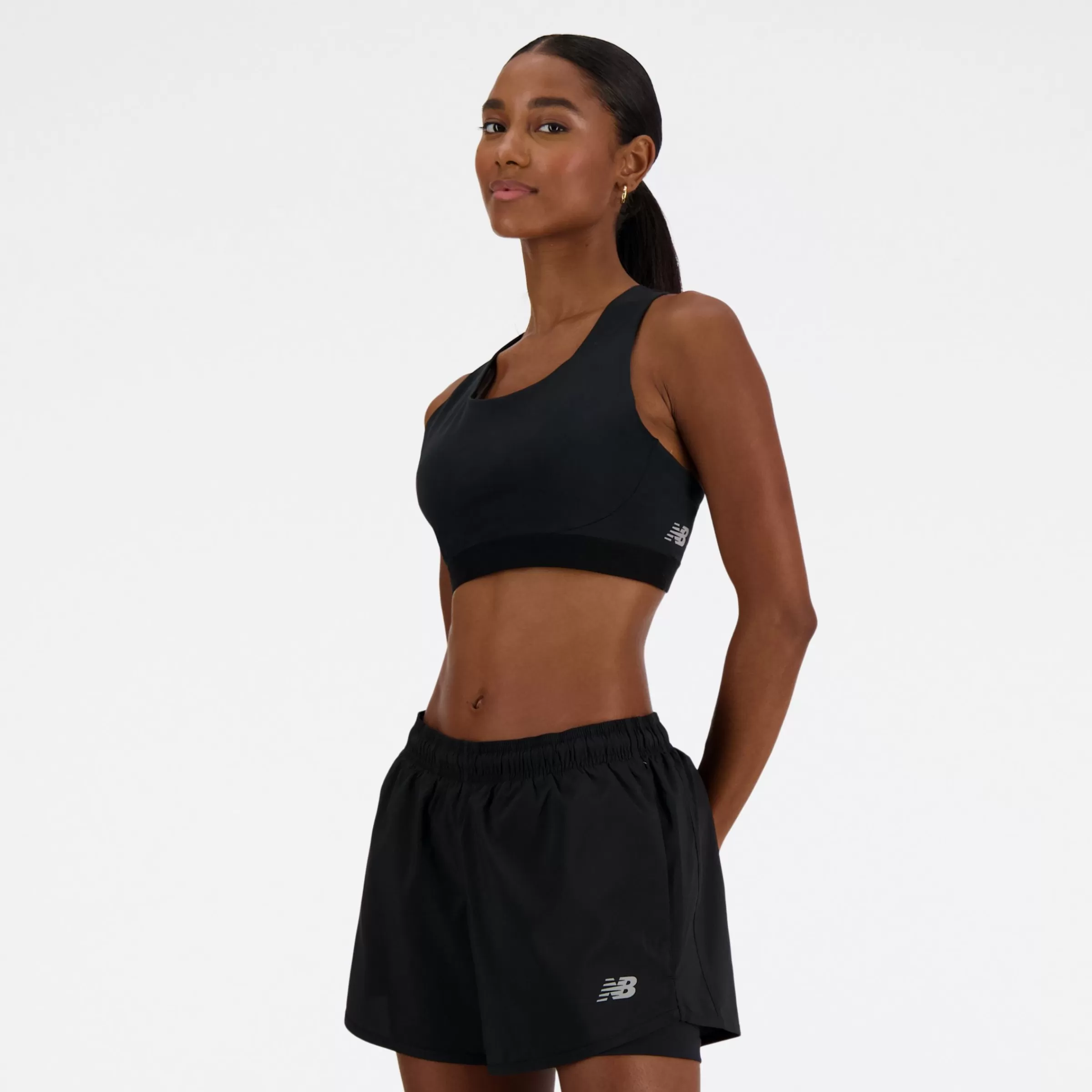 New Balance Randonnée | Trail-NBSleekMediumSupportPocketSportsBra