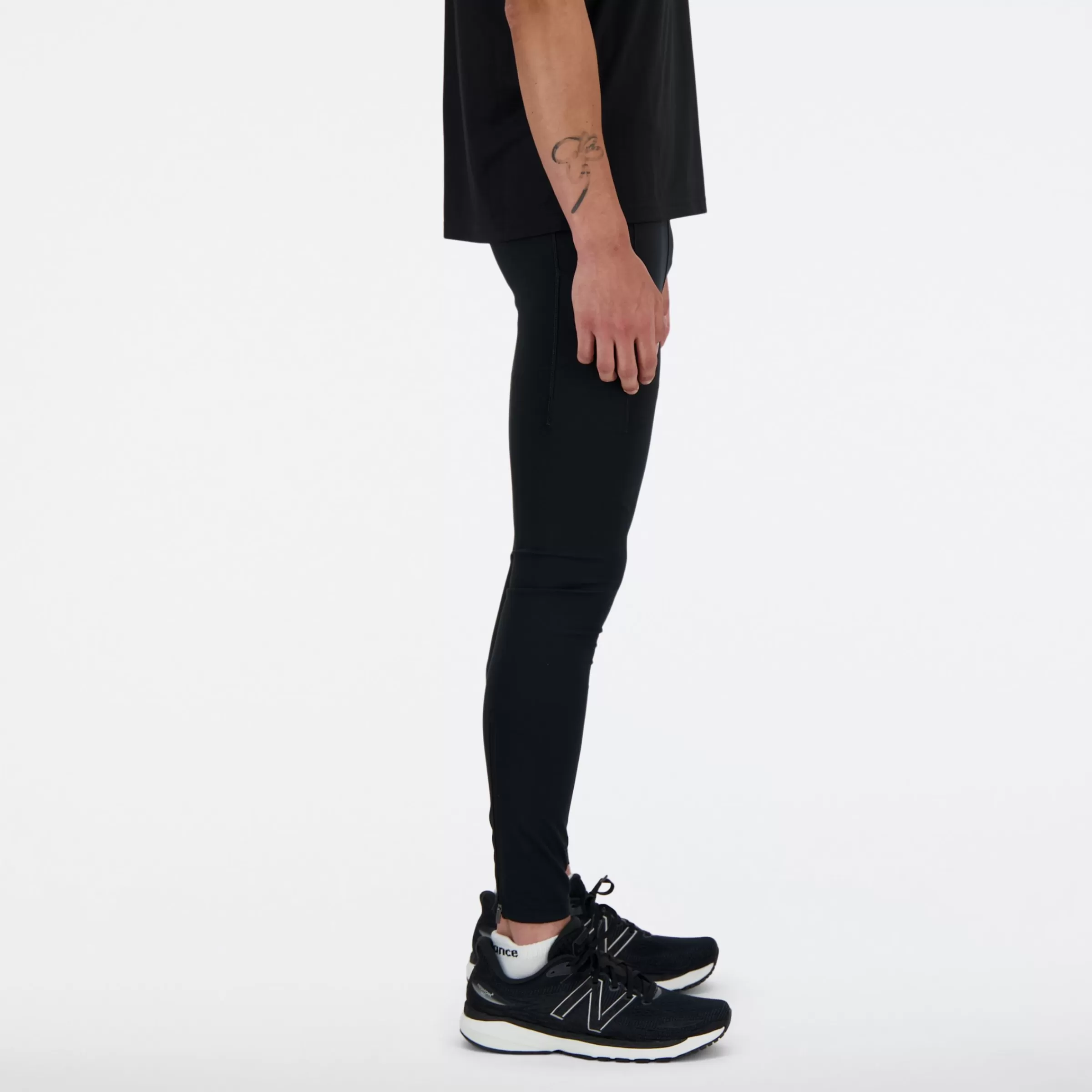 New Balance Vêtements de Running | Pantalons et collants-NBSleekPocketTight BLACK