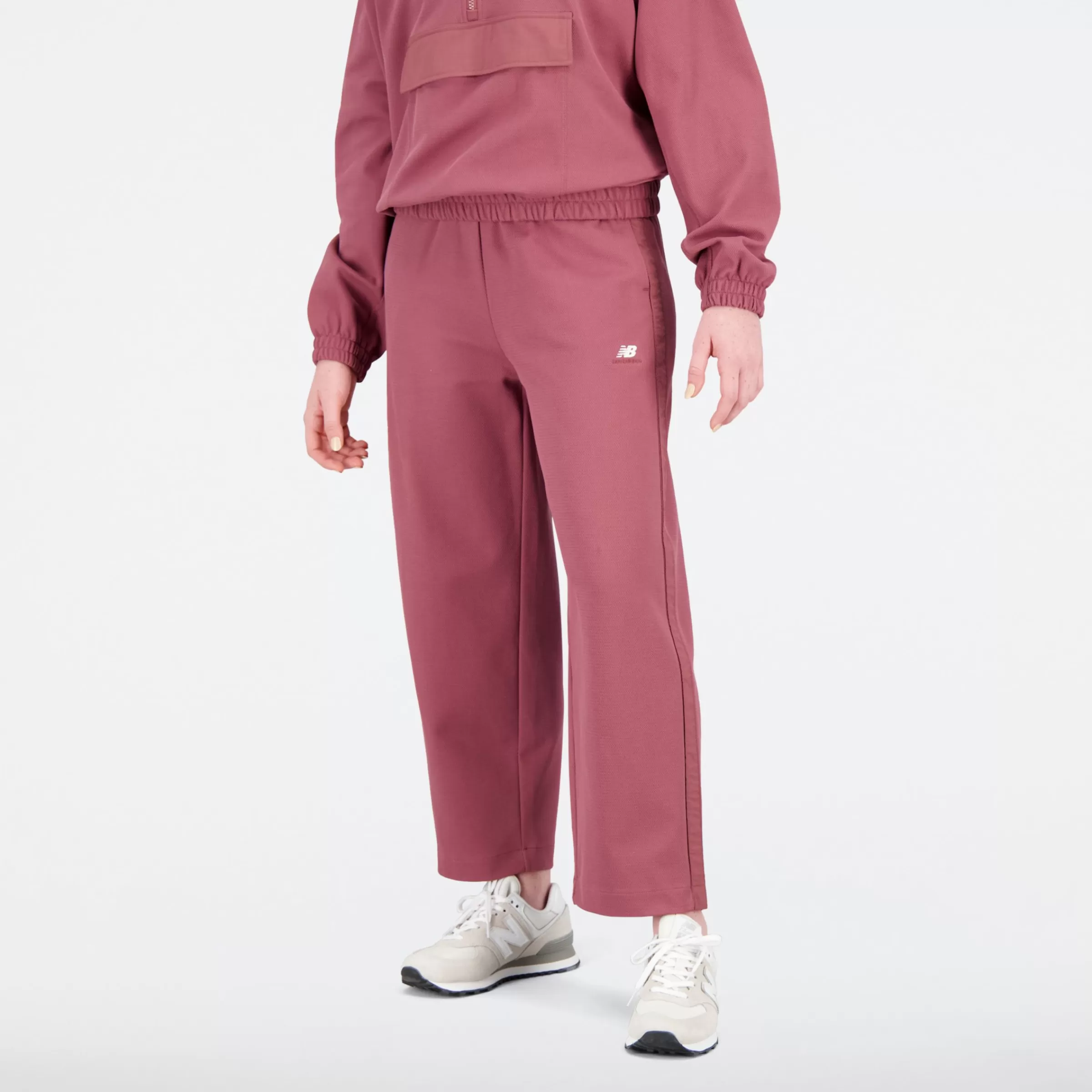 New Balance Pantalons et Leggings | Vêtements-PantalonsAthleticsRemasteredTexturedDoubleknitPant WASHED BURGUNDY