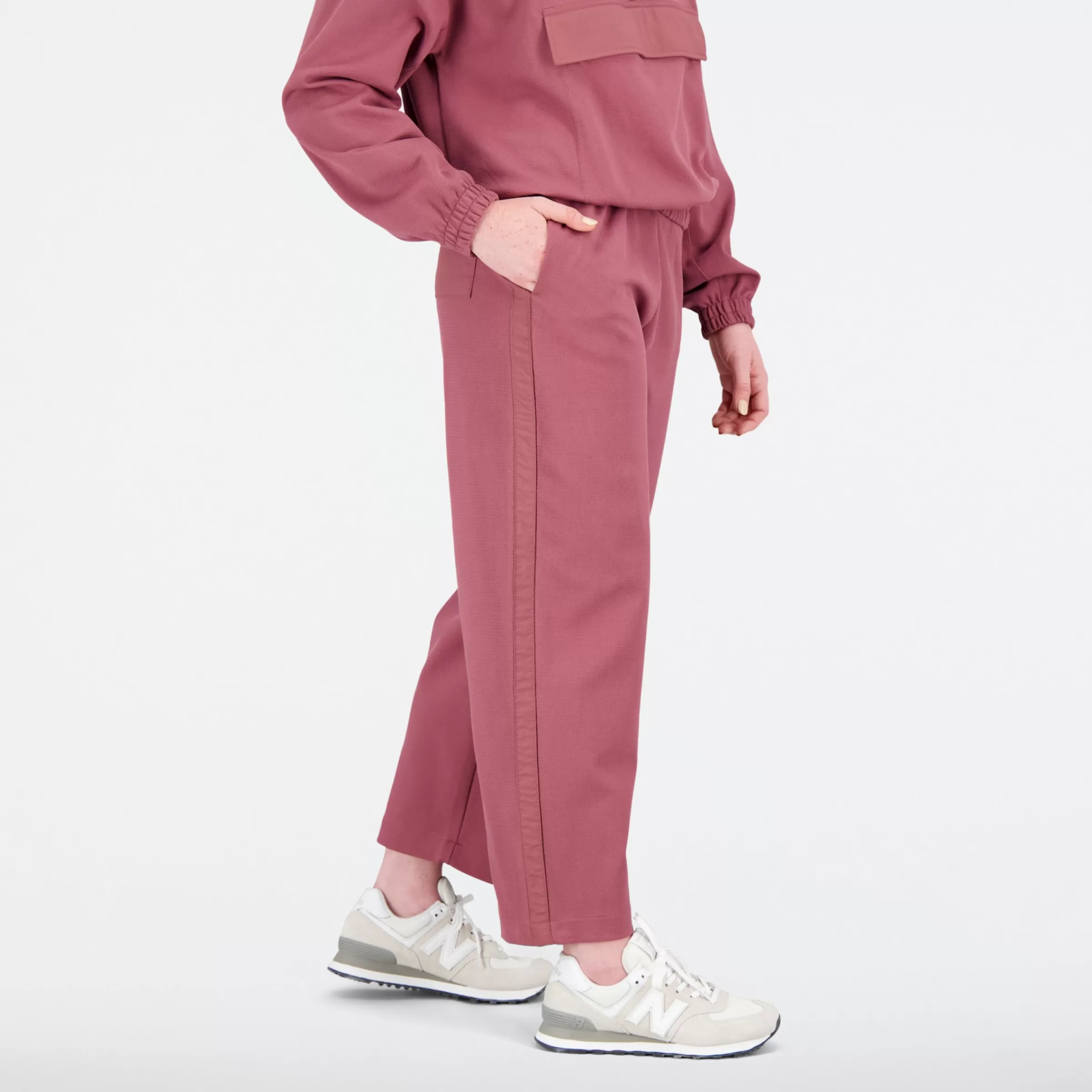 New Balance Pantalons et Leggings | Vêtements-PantalonsAthleticsRemasteredTexturedDoubleknitPant WASHED BURGUNDY