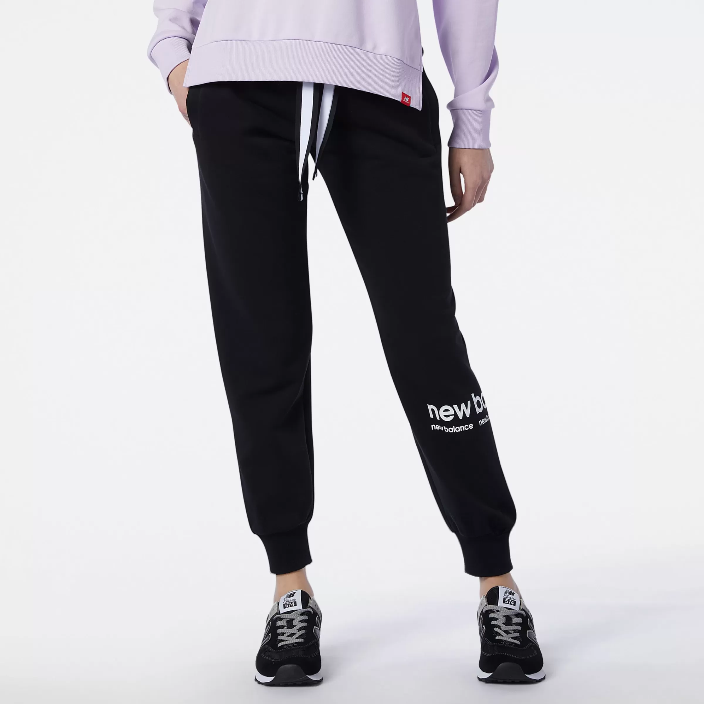 New Balance Pantalons et Leggings | Vêtements-PantalonsNBEssentialsID BLACK