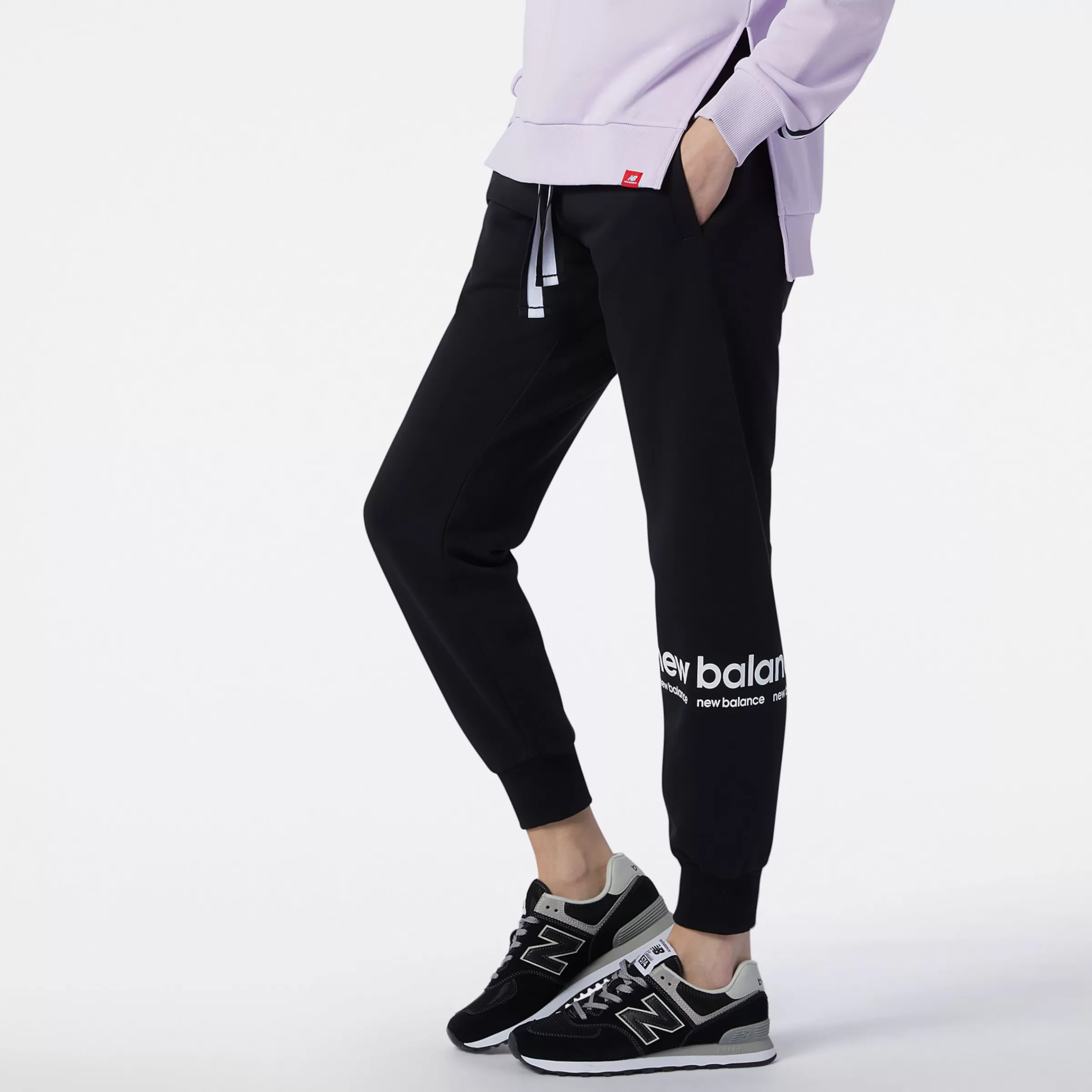 New Balance Pantalons et Leggings | Vêtements-PantalonsNBEssentialsID BLACK