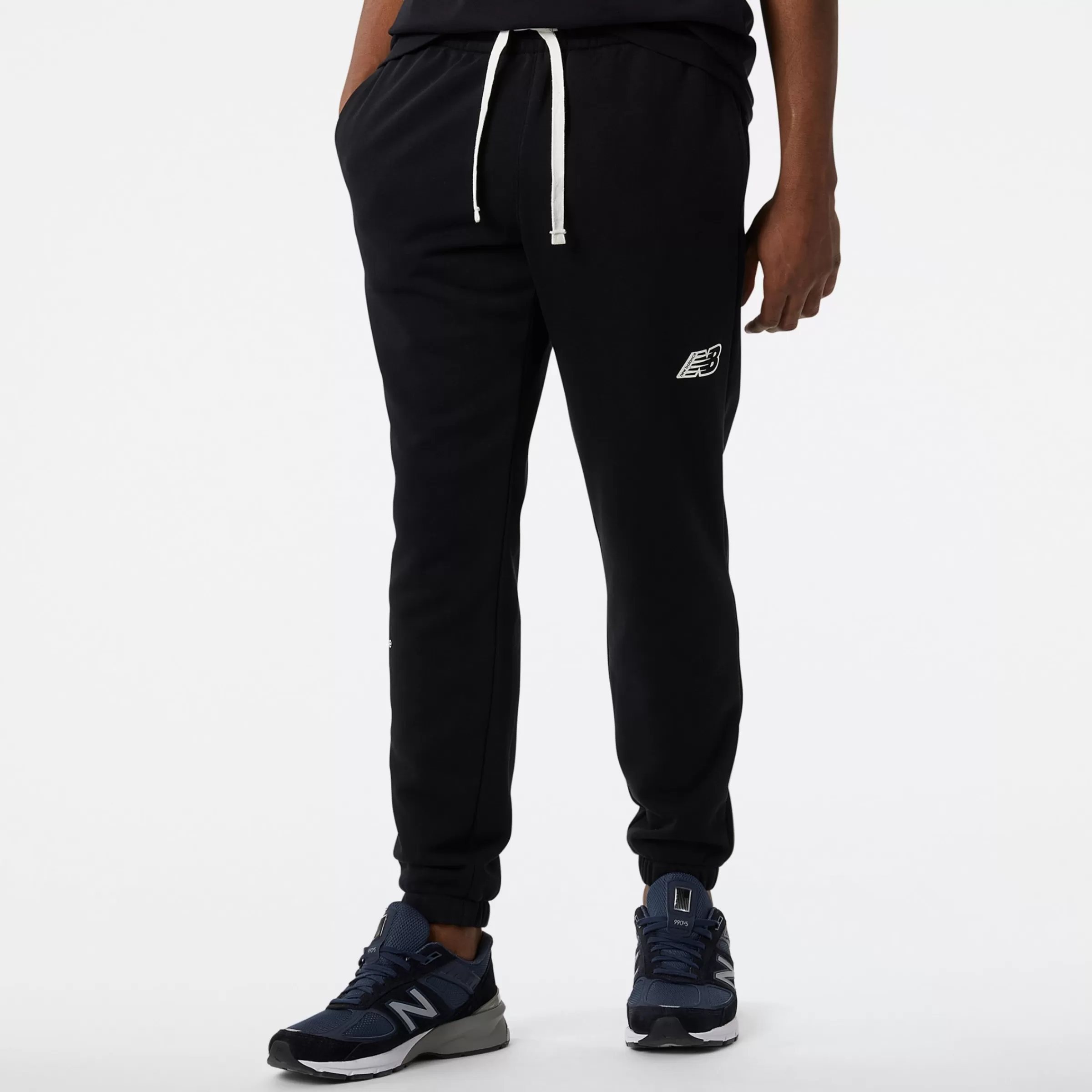 New Balance Vêtements | Pantalons et Leggings-PantalonsNBEssentialsMagnifyFleece BLACK