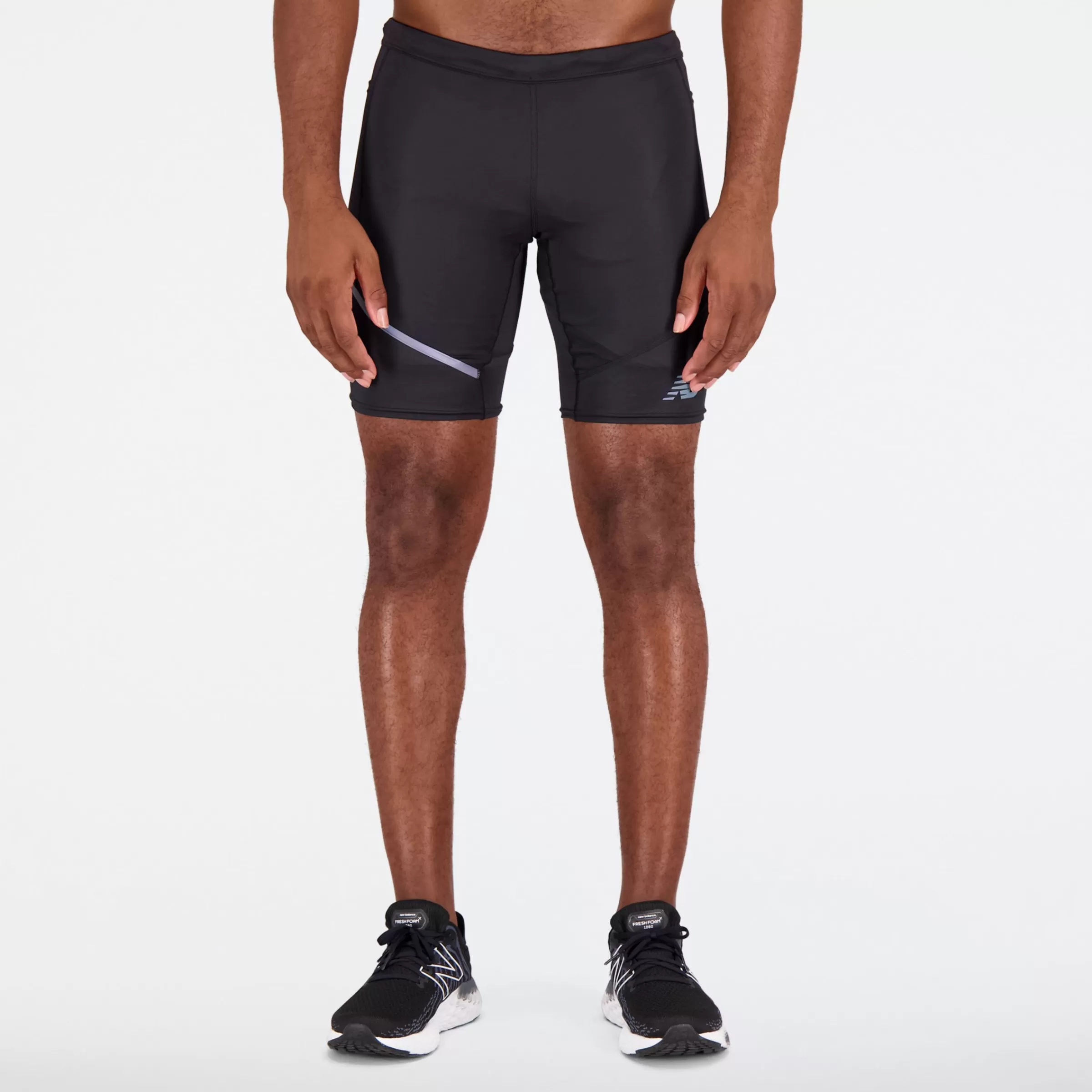 New Balance Shorts | Vêtements de Running-QSpeed9Inch1/2Tight BLACK