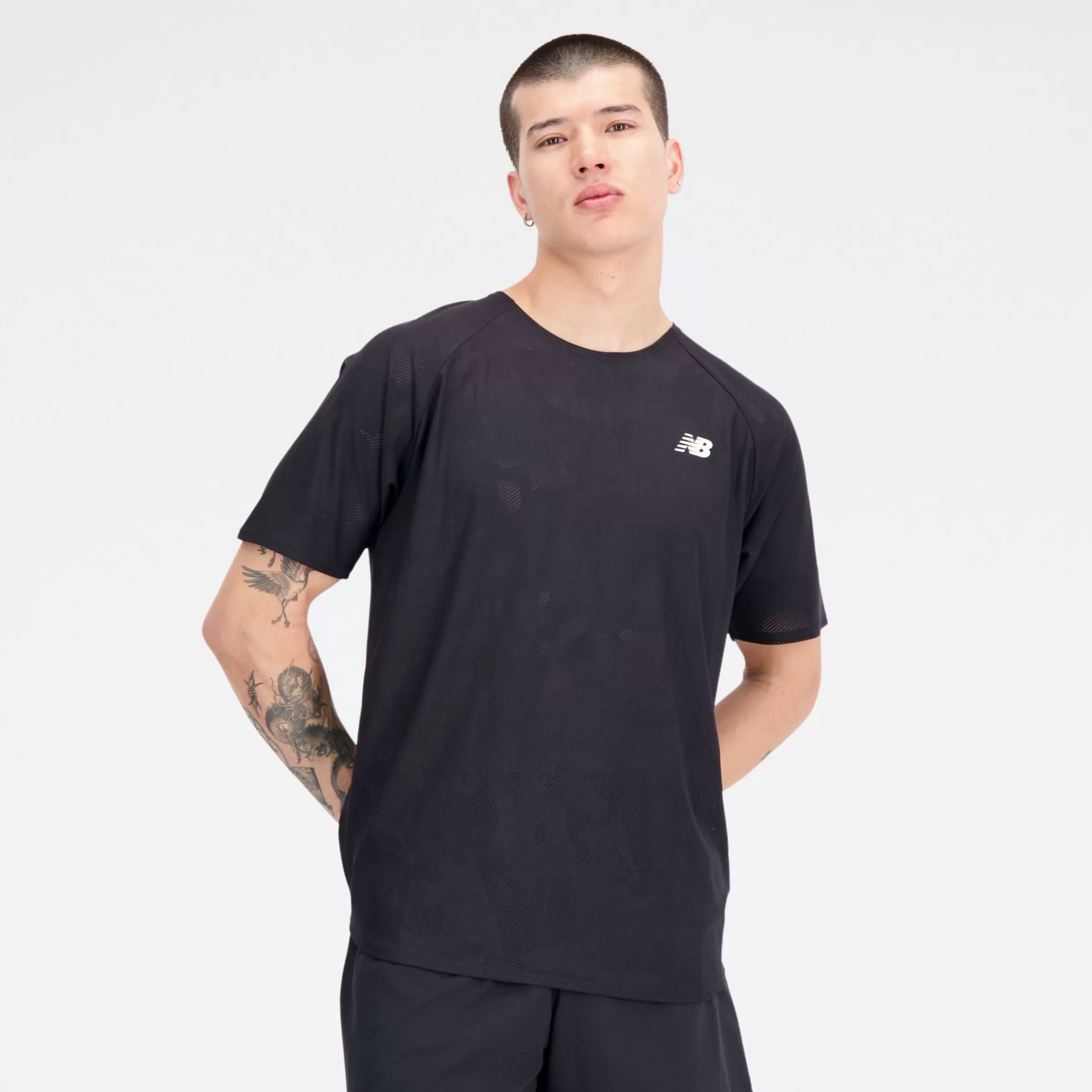 New Balance T-shirts et hauts | Vêtements de Running-QSpeedJacquardShortSleeve