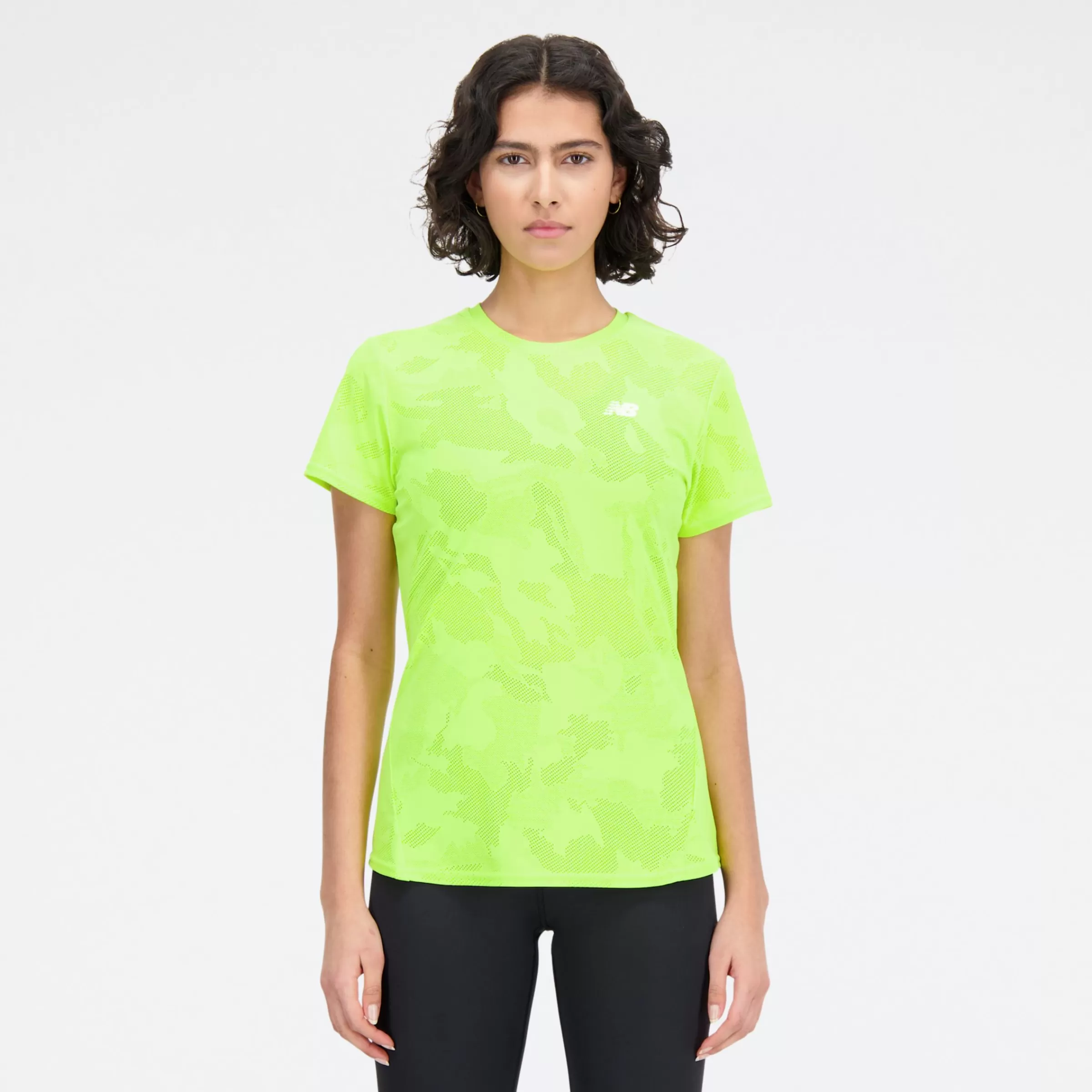 New Balance Vêtements Soldes-QSpeedJacquardShortSleeve