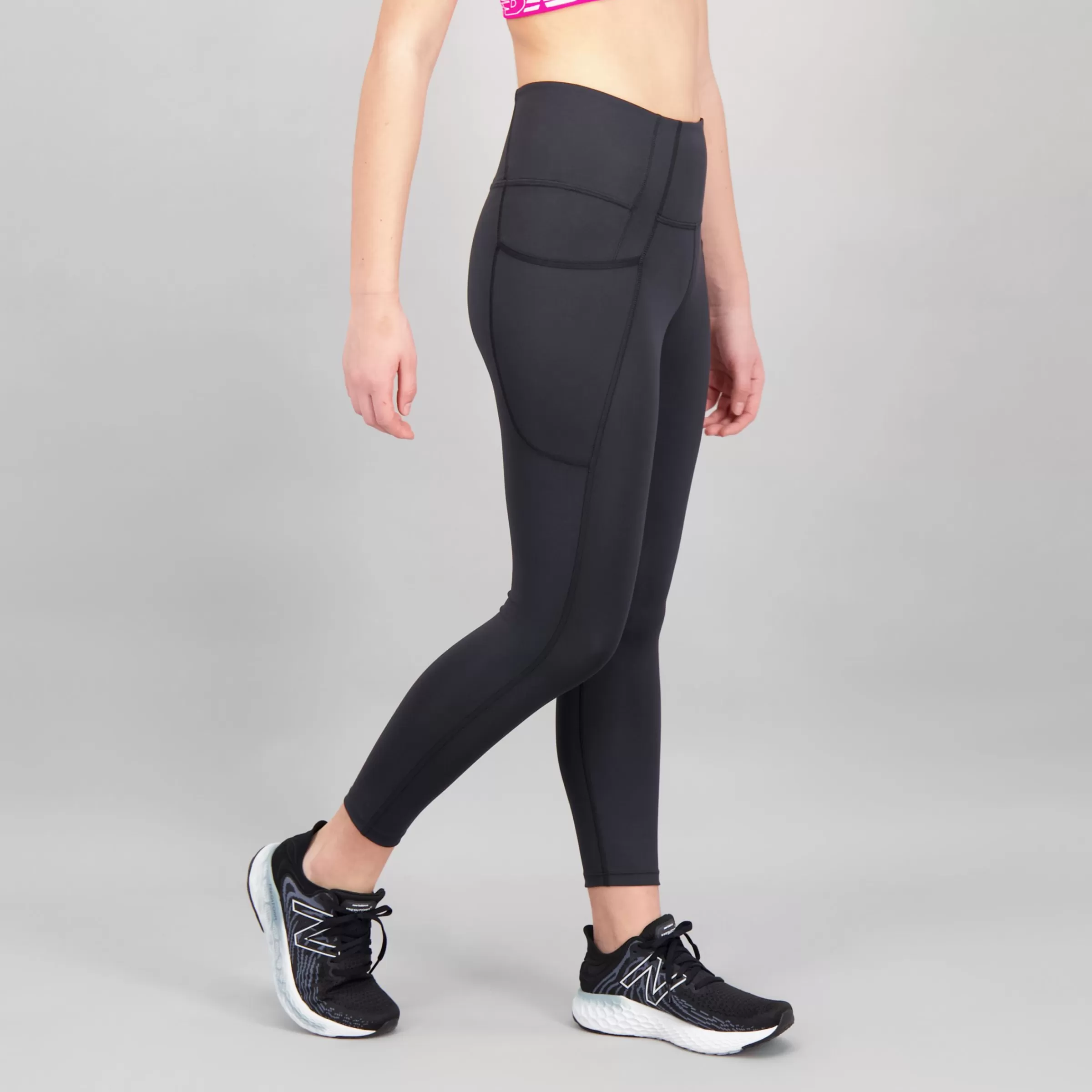 New Balance Vêtements de Running | Course-ShapeShieldHighRisePocketCoupeCourte BLACK