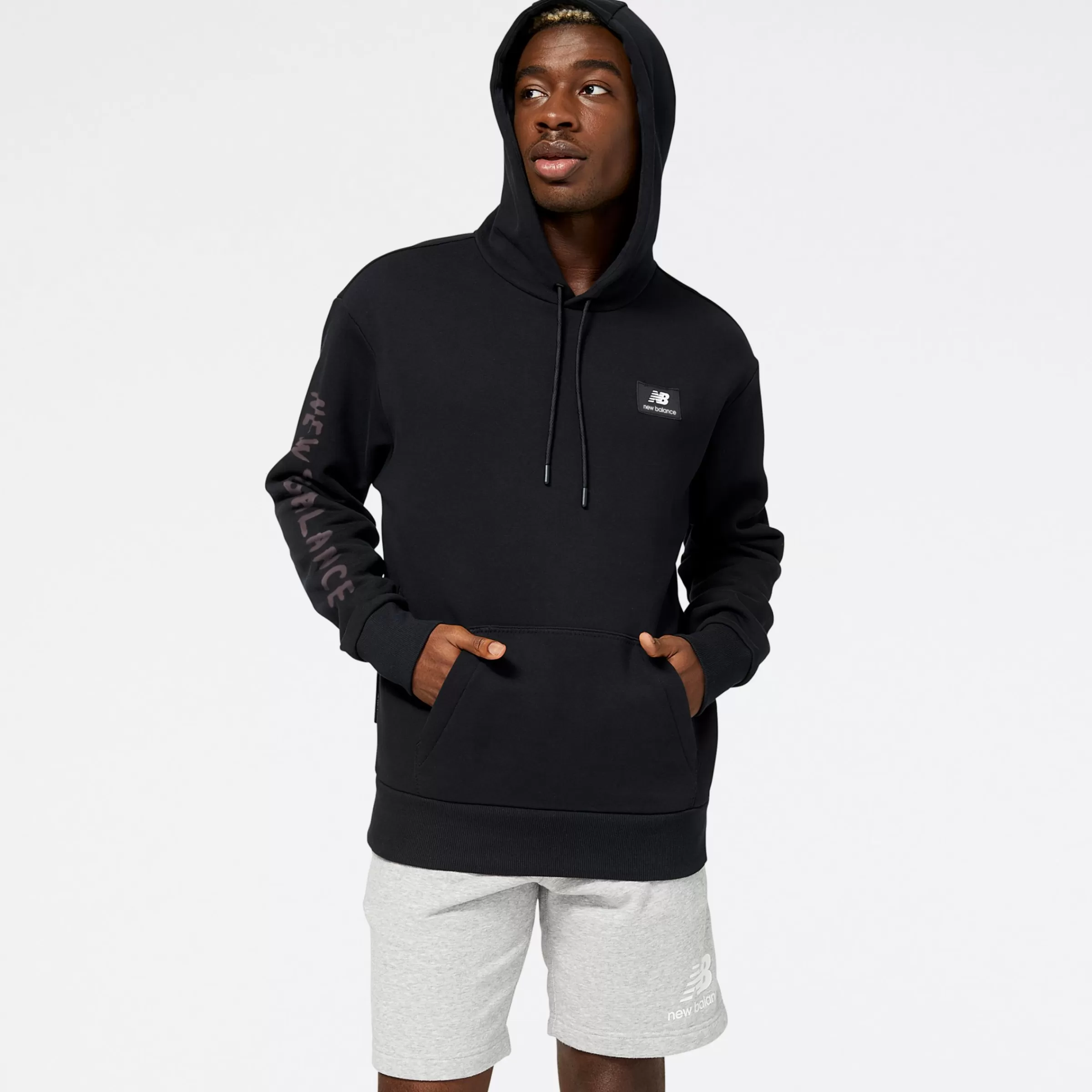 New Balance Vêtements | Sweats à capuche et Sweat-shirts-SweatsàcapucheNBAT BLACK