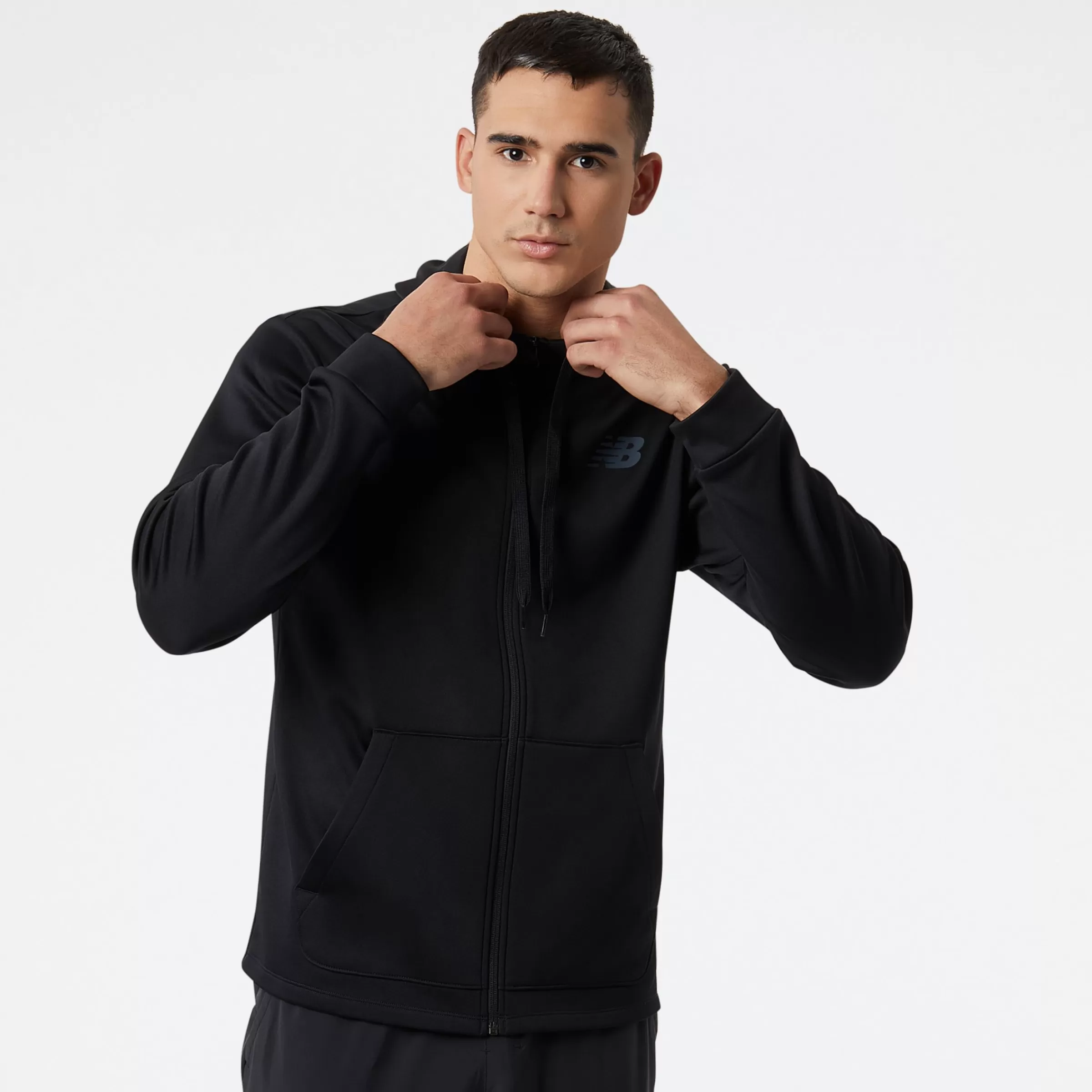 New Balance Vêtements Soldes-SweatsàcapucheTenacityPerformanceFleeceFullZip