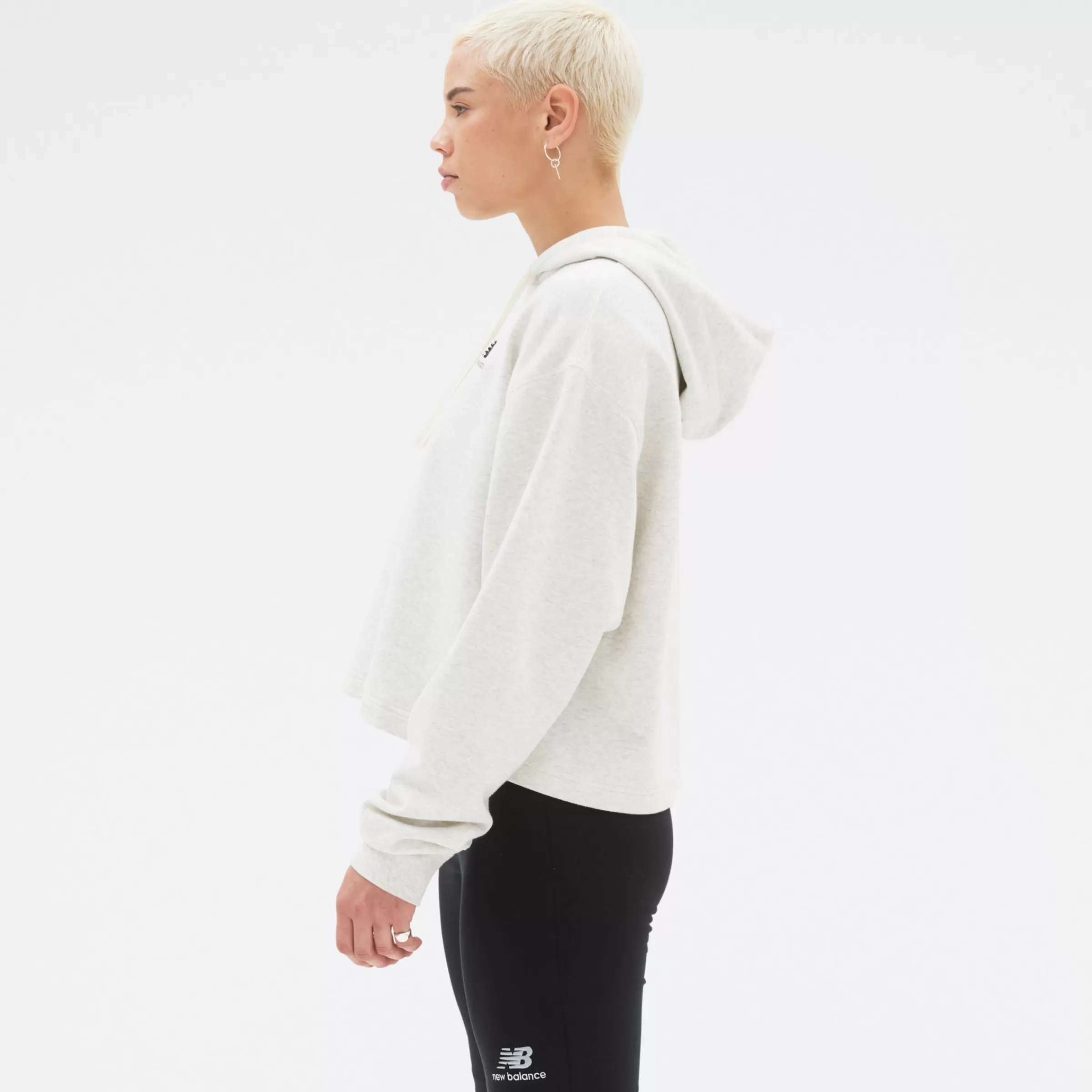 New Balance Sweats à capuche et Sweat-shirts | Vêtements-SweatsàcapucheUni-ssentialsFrenchTerryCrop SEA SALT HEATHER