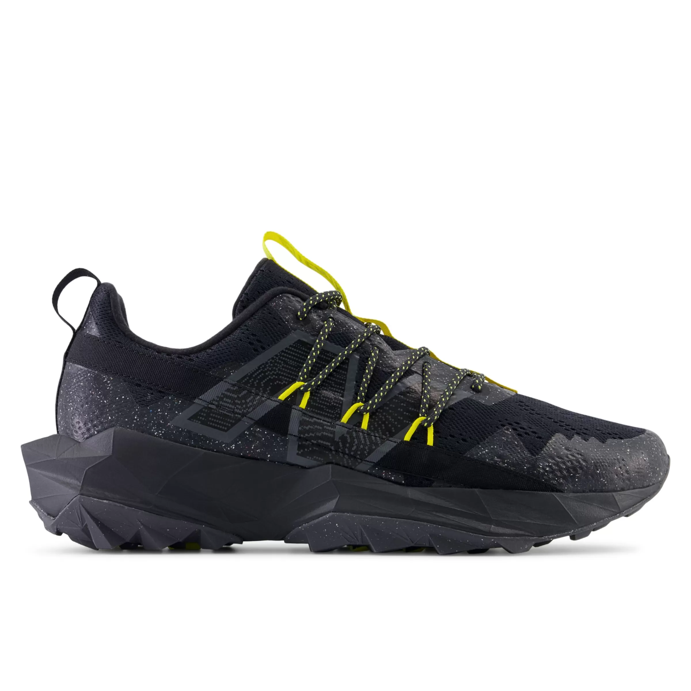 New Balance Chaussures de Running | Distance-Tektrel Black avec Magnet et Lemon Zest