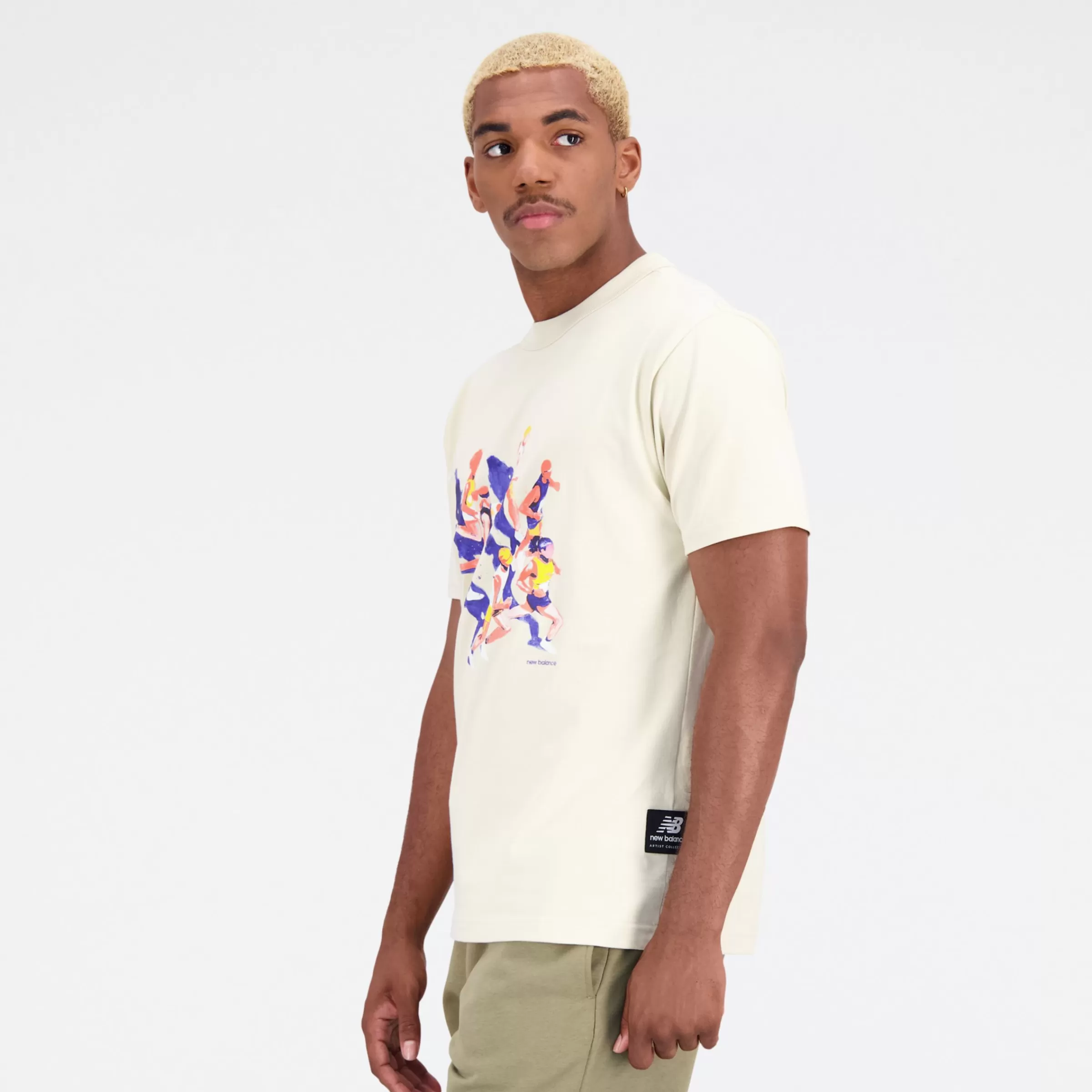 New Balance Vêtements | Tee-shirts et Maillots-T-ShirtAthleticsJacobRochesterRunnersCottonJersey BONE