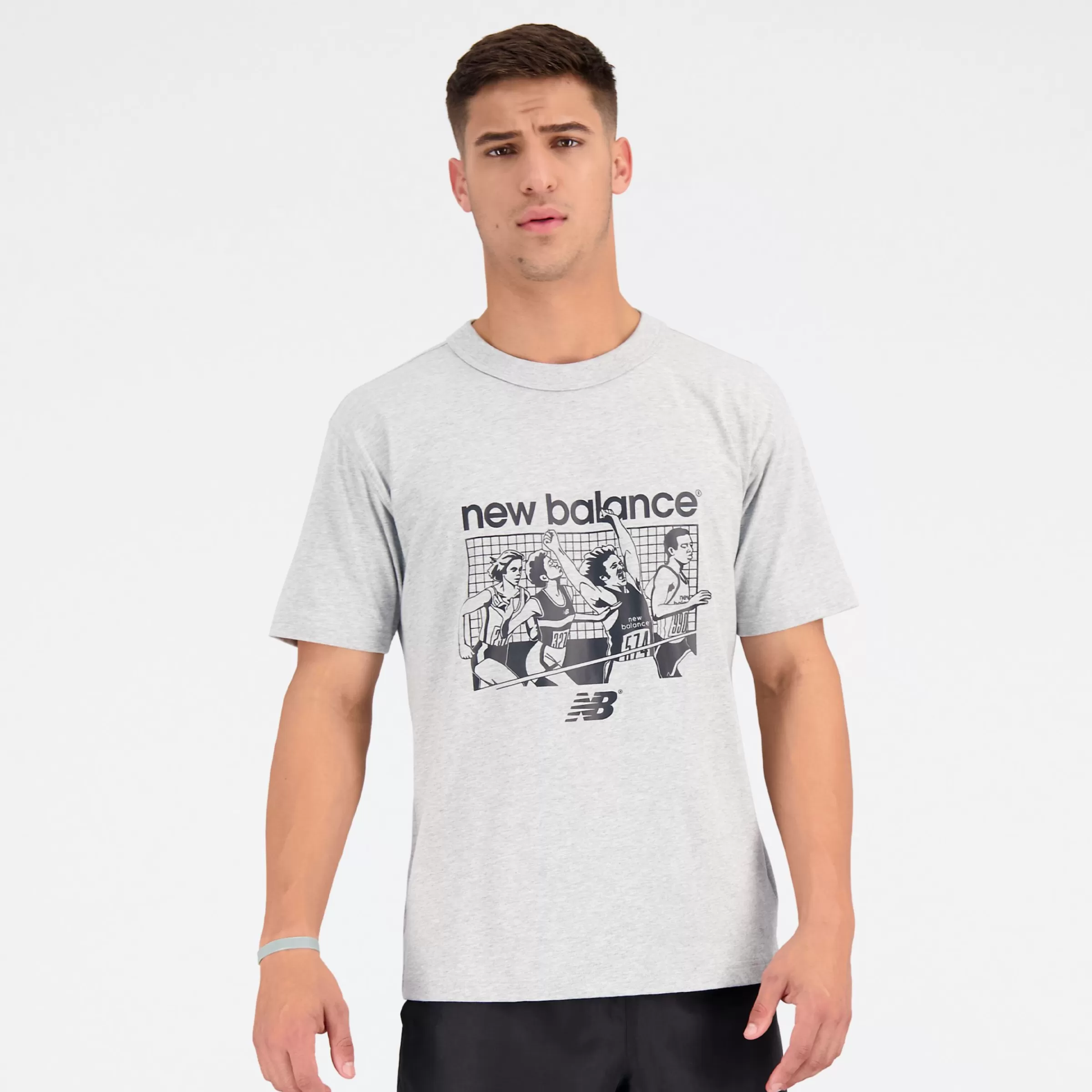 New Balance Vêtements | Tee-shirts et Maillots-T-ShirtAthleticsRemasteredGraphicCottonJerseyShortSleeve