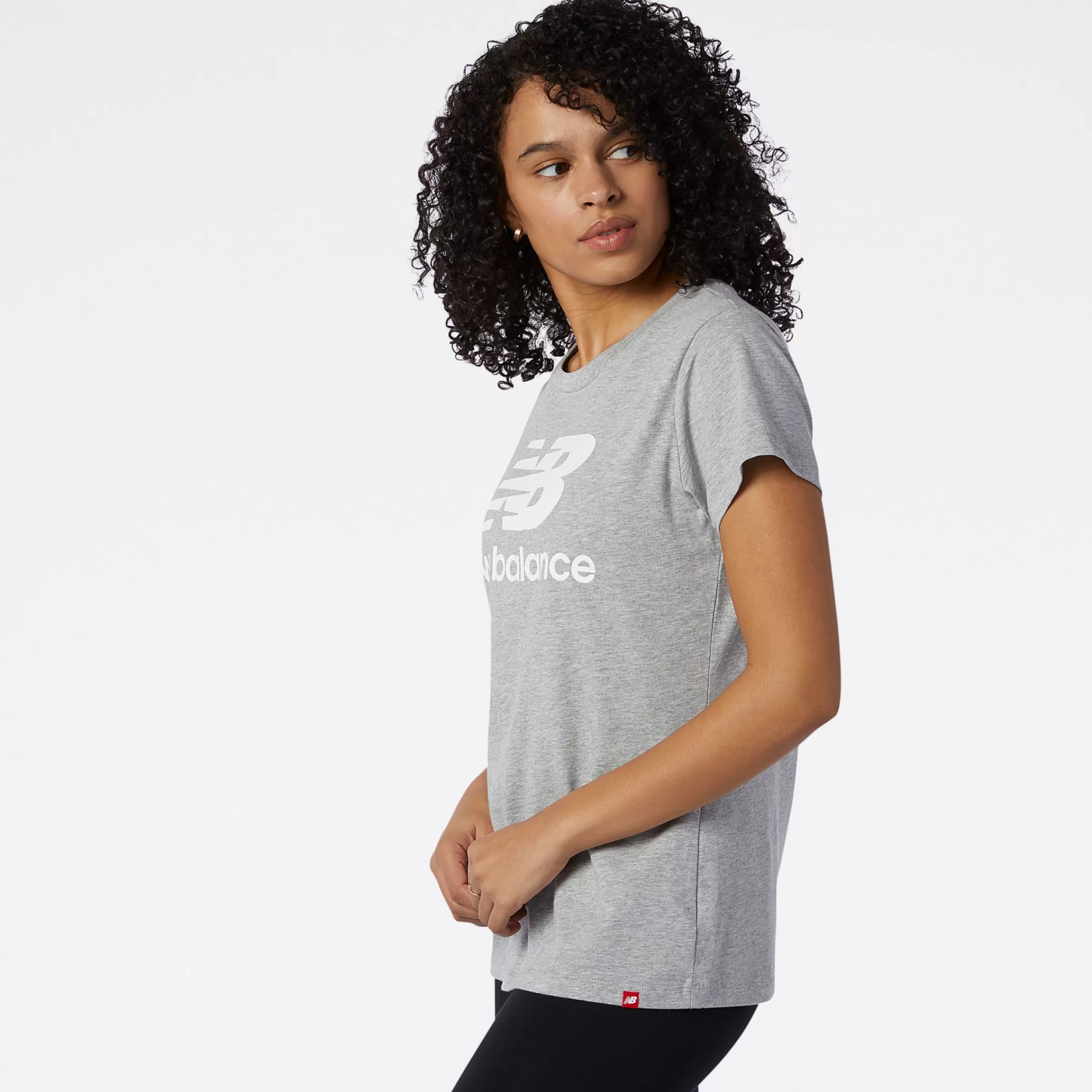 New Balance Tee-shirts et Débardeurs | Vêtements-T-ShirtEssentialsStackedLogo