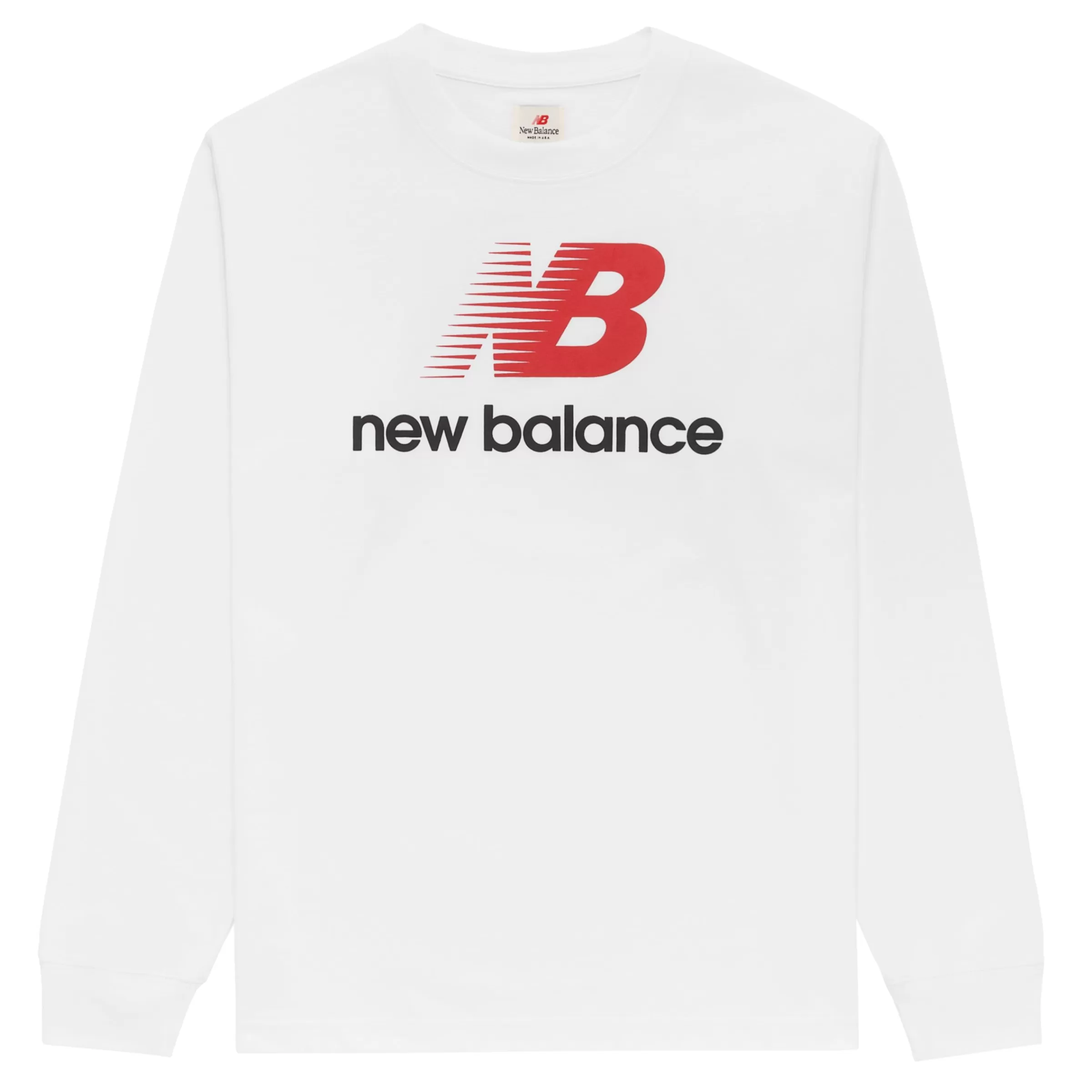 New Balance Vêtements | Made in USA-T-ShirtMADEinUSAHeritageLongSleeve WHITE