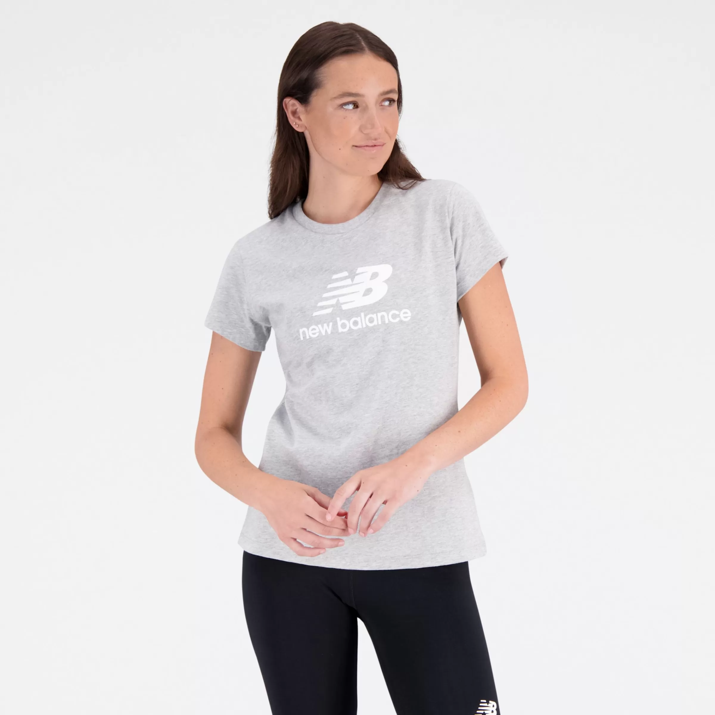 New Balance Tee-shirts et Débardeurs | Vêtements-T-ShirtNBEssentialsStackedLogo