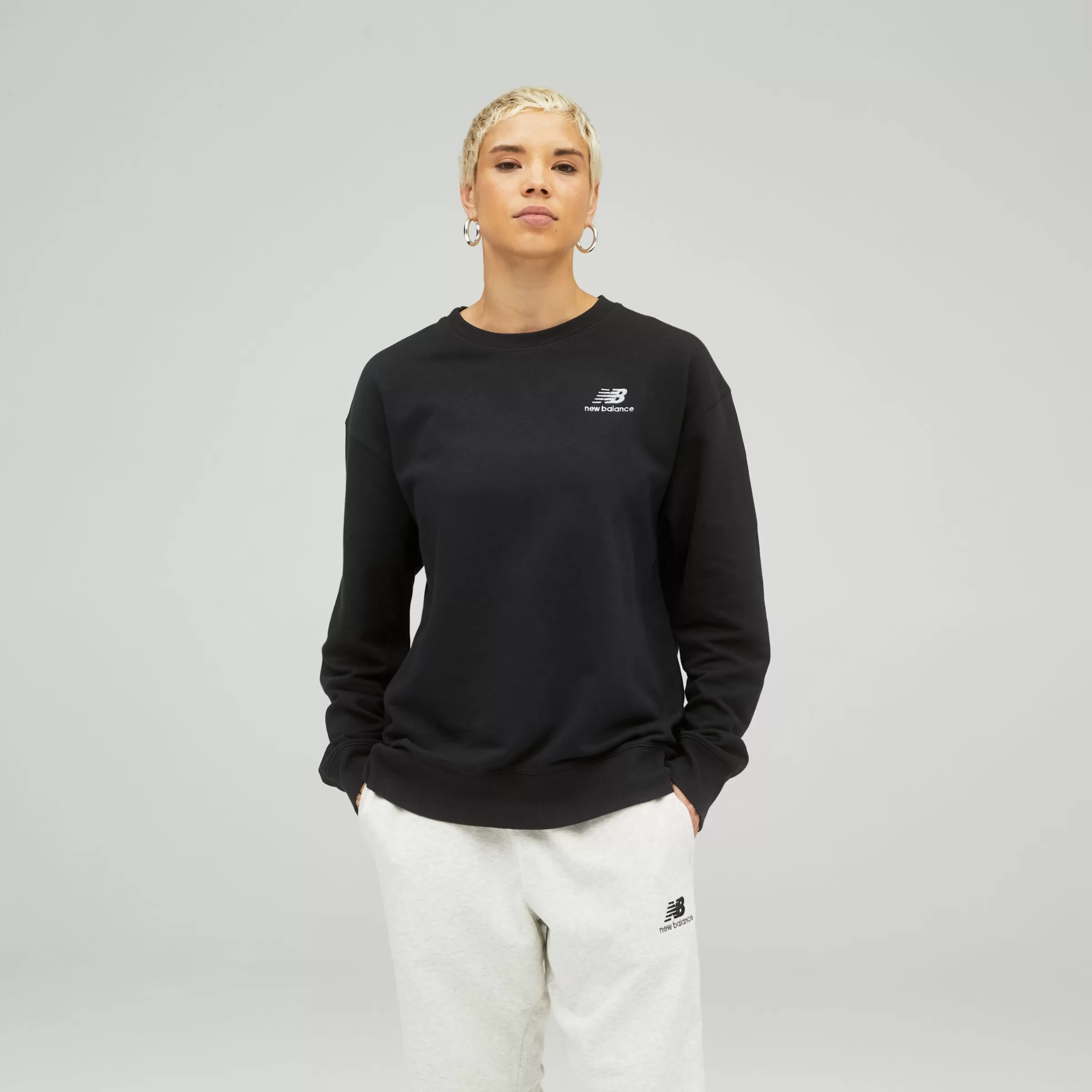 New Balance Sweats à capuche et Sweat-shirts | Vêtements-Uni-ssentialsFrenchTerryCrewneckSweatshirt